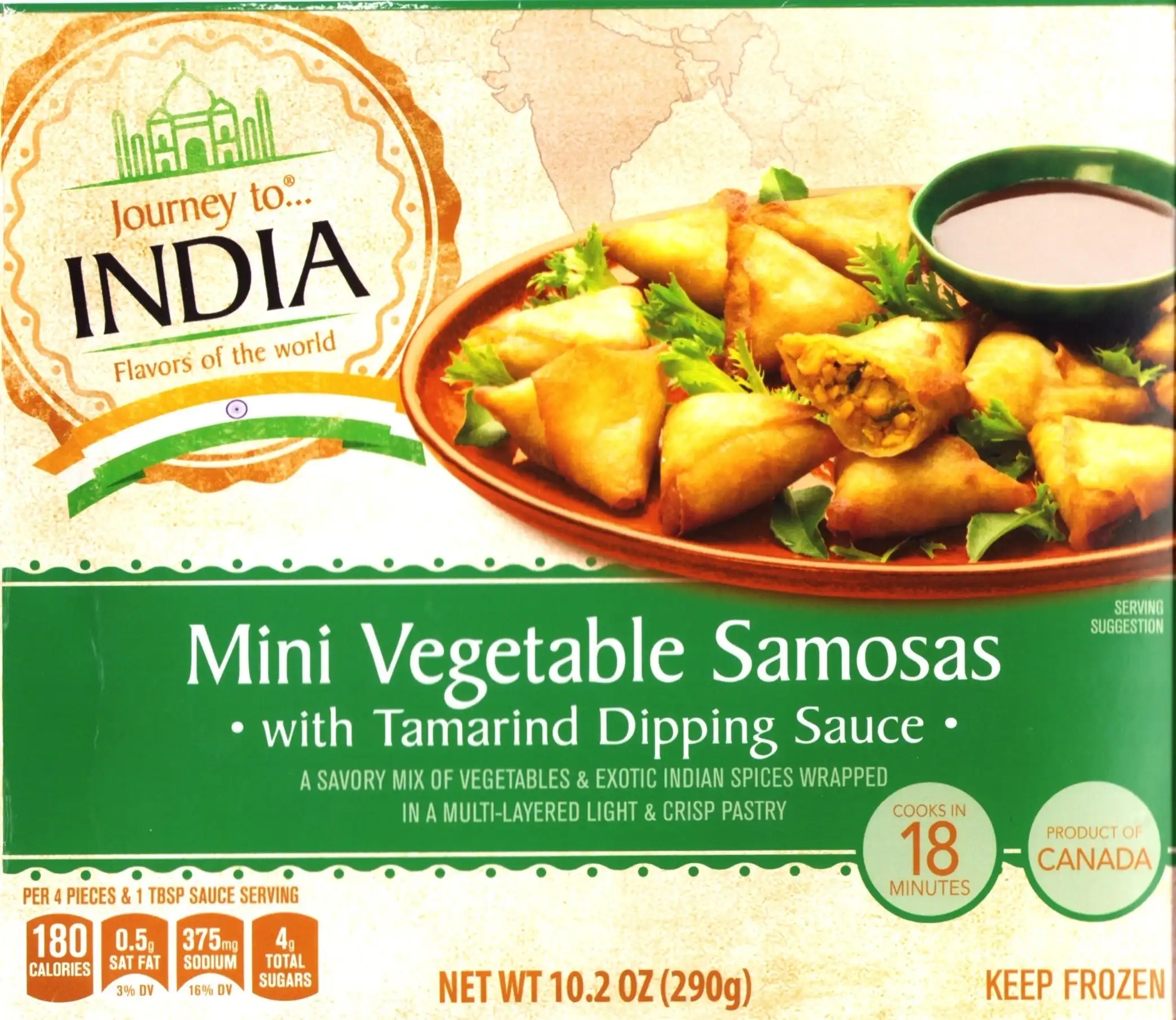 Journey To India Mini Vegetable Samosas