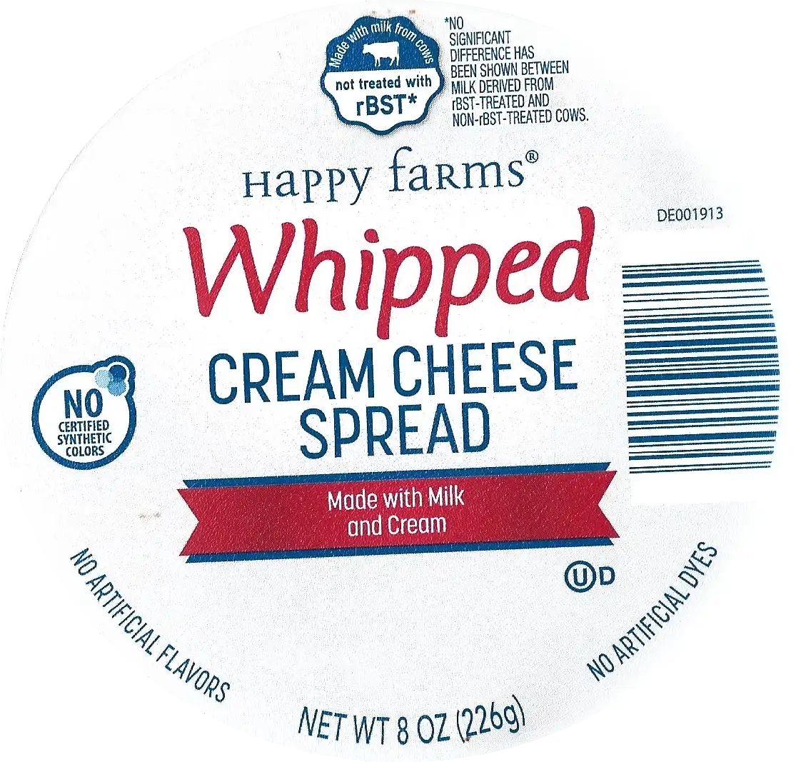 Happy Farms Whipped Cream Cheese Spread