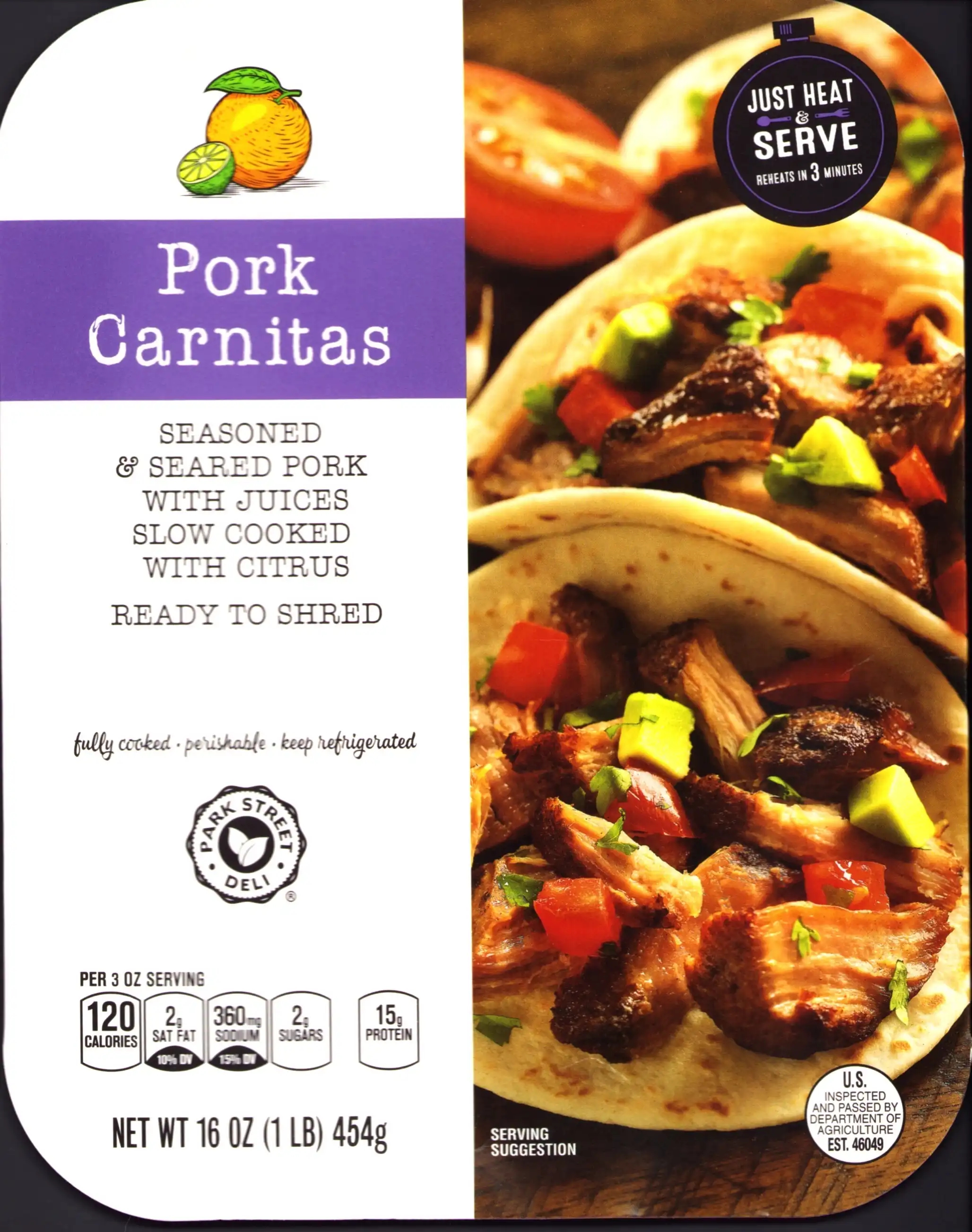 Park Street Deli Pork Carnitas