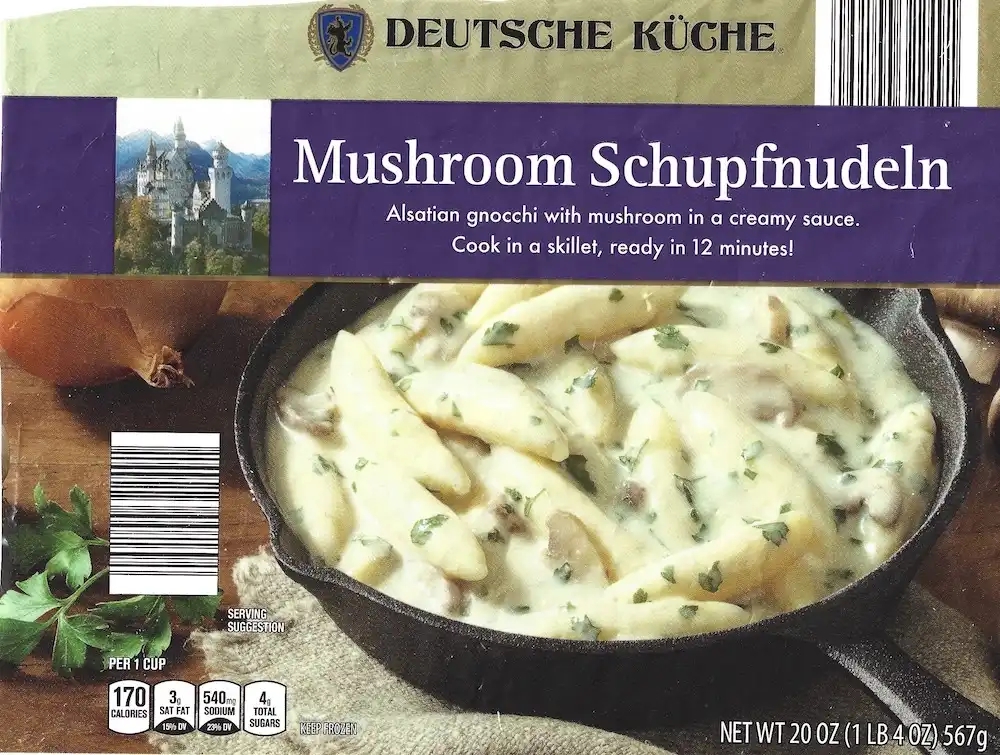 Deutsche Kuche Mushroom Schupfnudeln