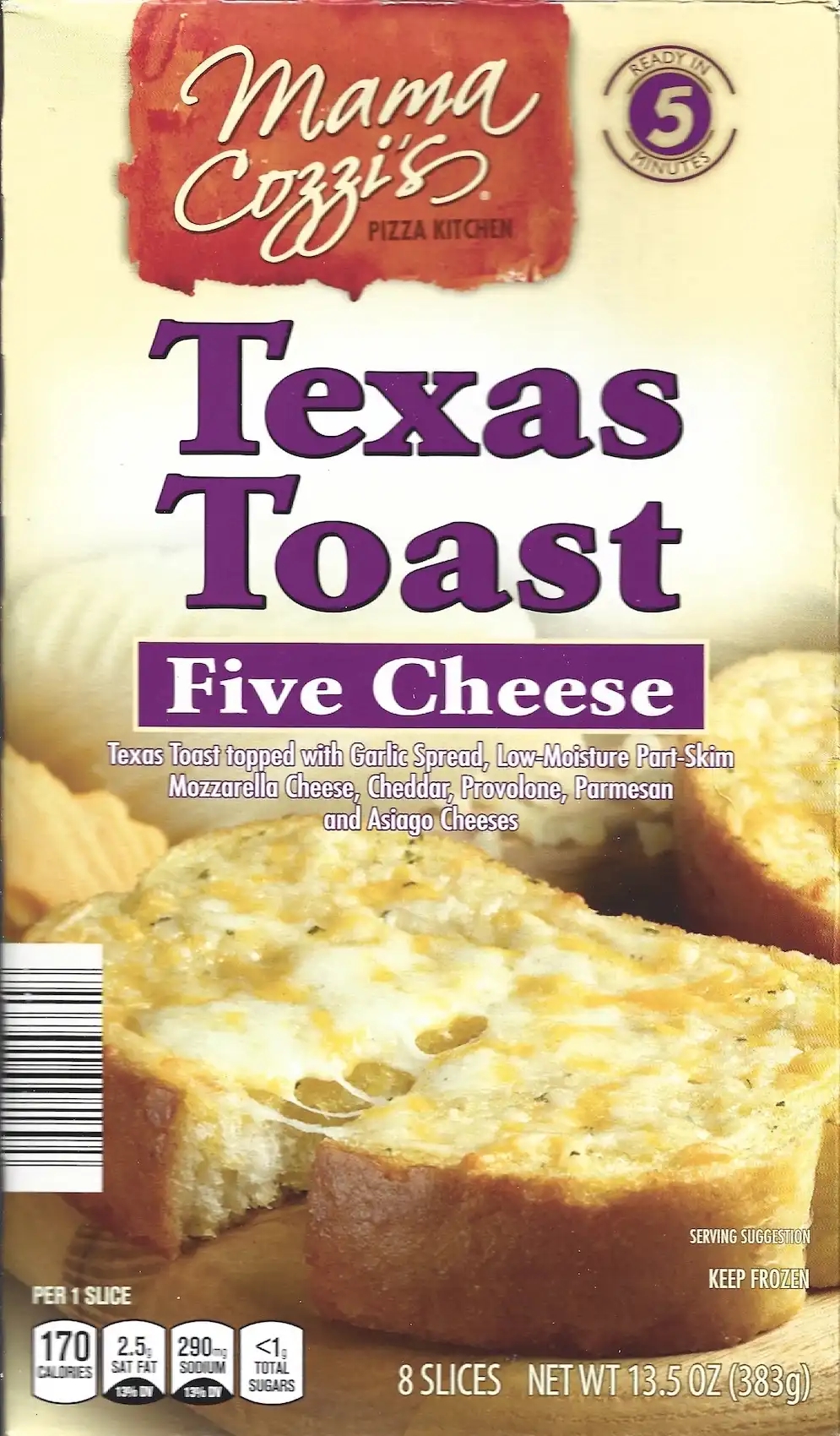 Mama Cozzi's Texas Toast Five Cheese