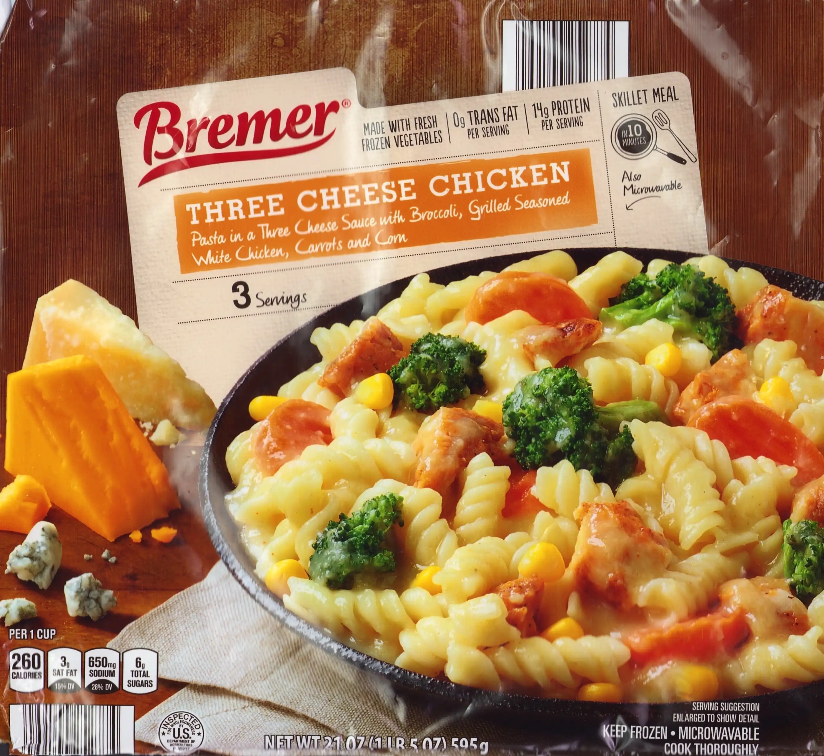 Bremer Three Cheese Chicken Pasta