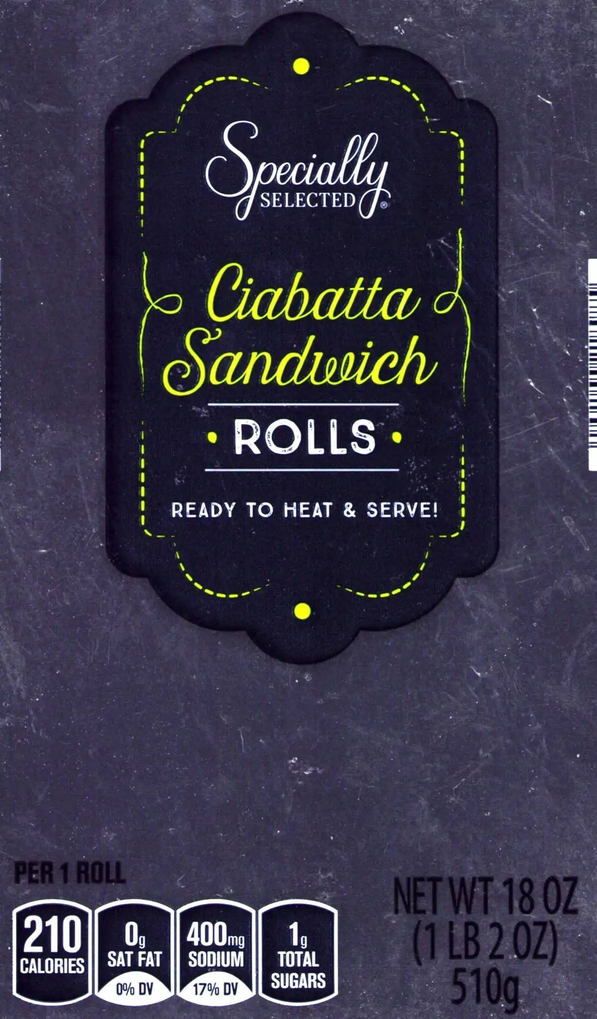 Specially Selected Ciabatta Sandwich Rolls