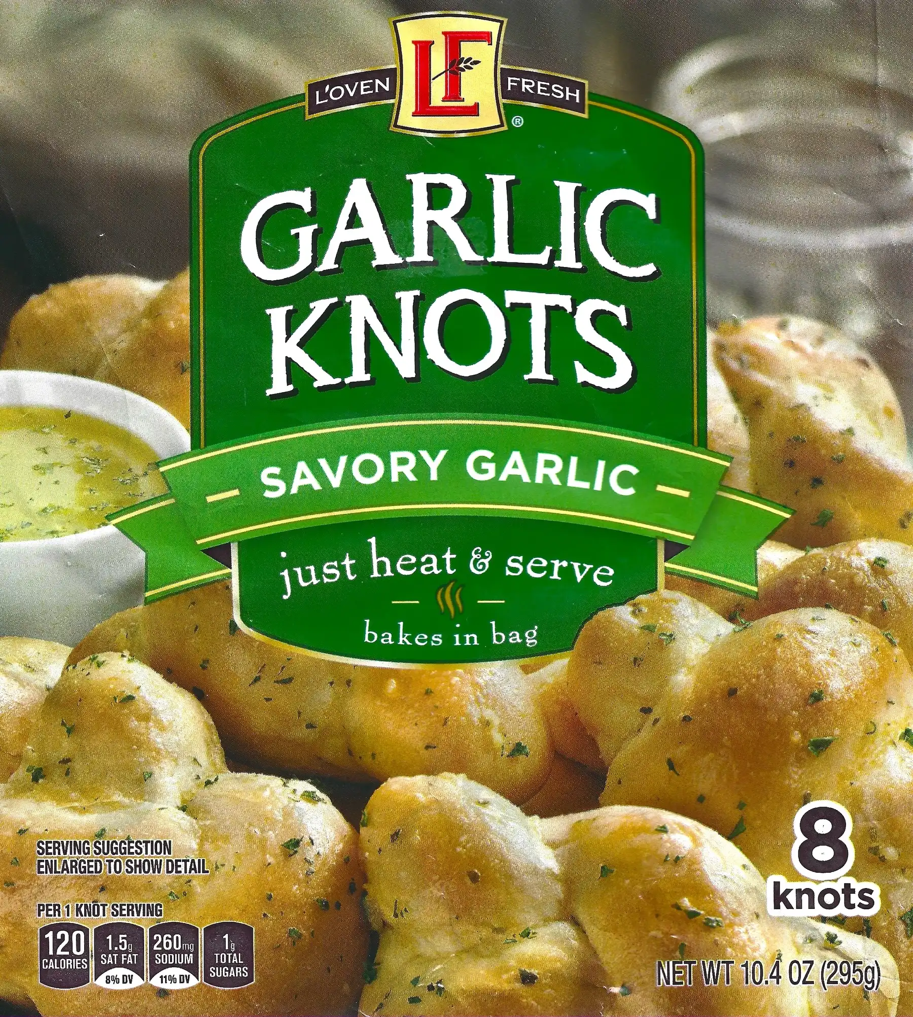 L oven fresh garlic knots
