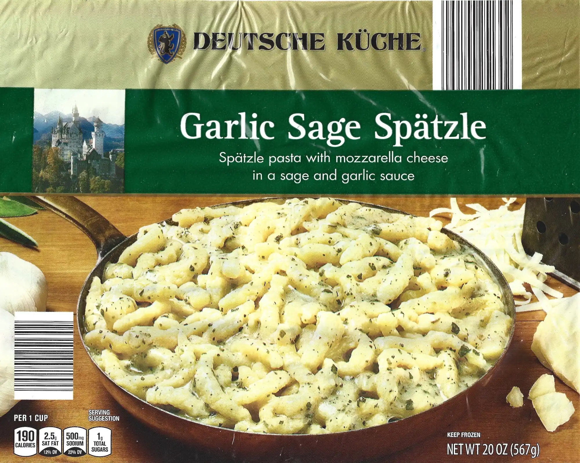 Deutsche Kuche Garlic Sage Spatzle