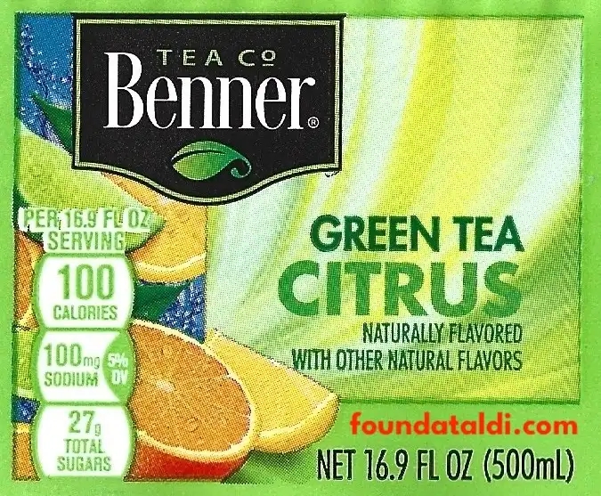 Benner Tea Co Green Tea Citrus