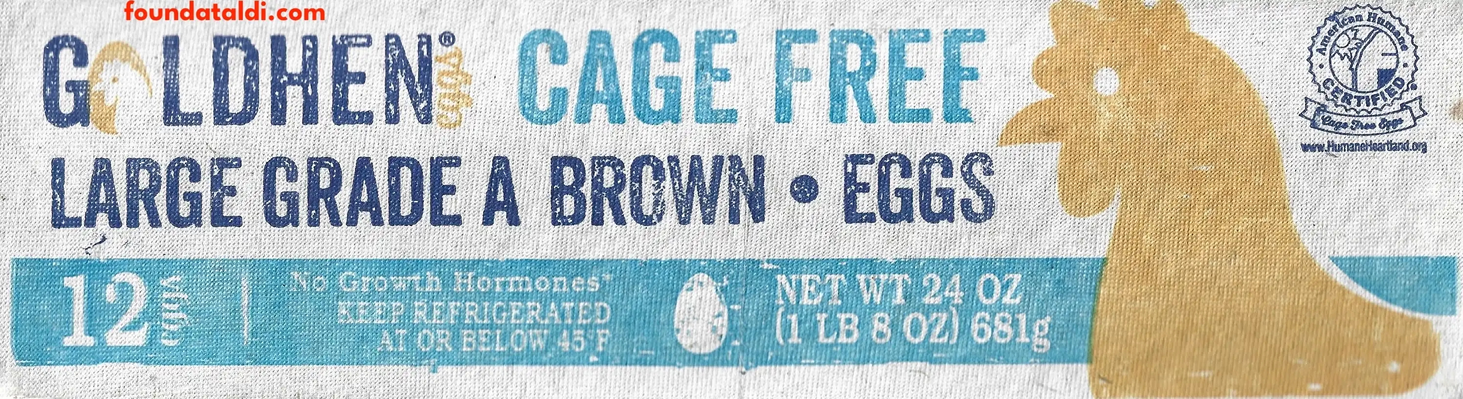 Goldhen Cage Free Large Grade A Brown Eggs