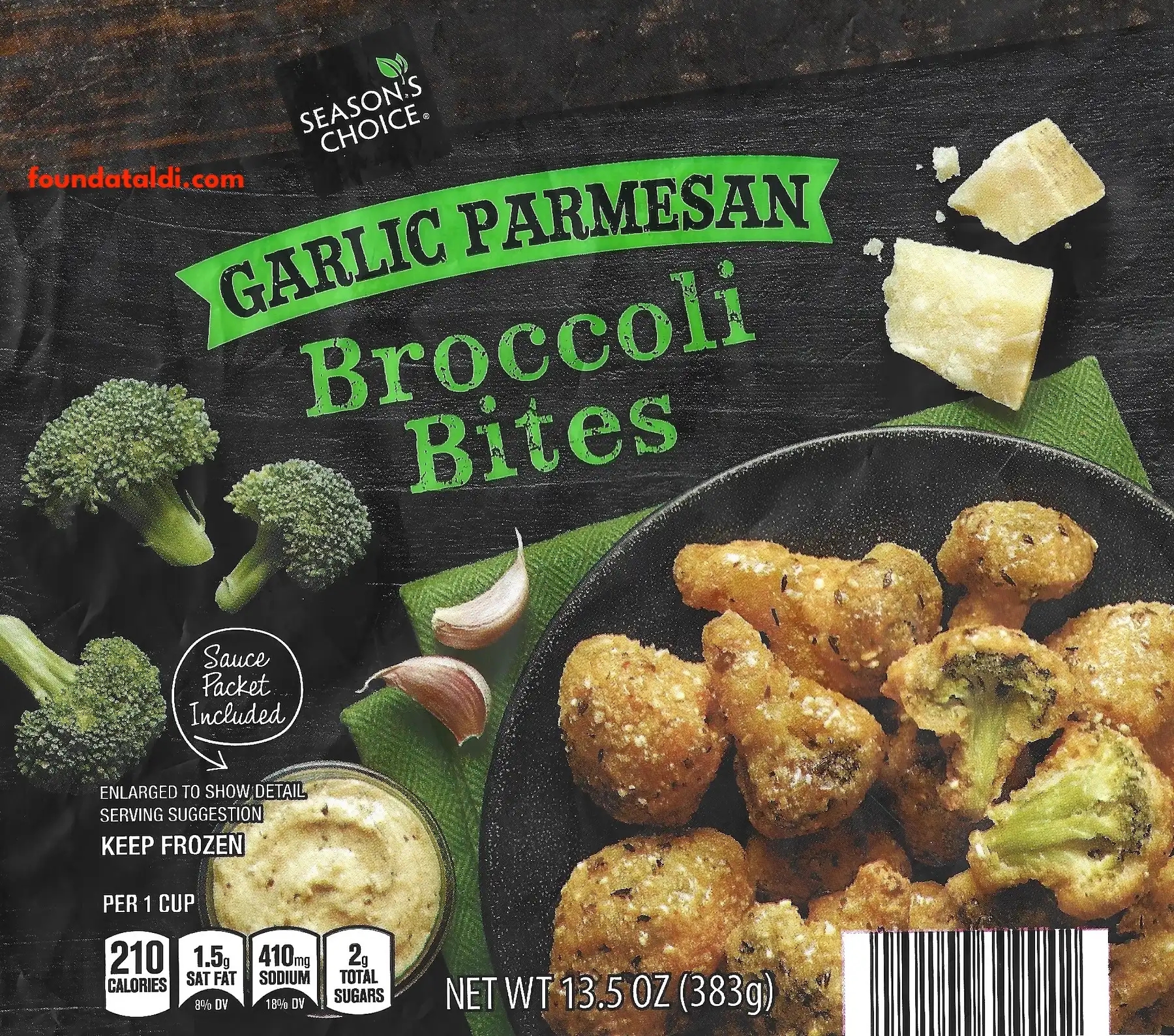 Season's Choice Garlic Parmesan Broccoli Bites