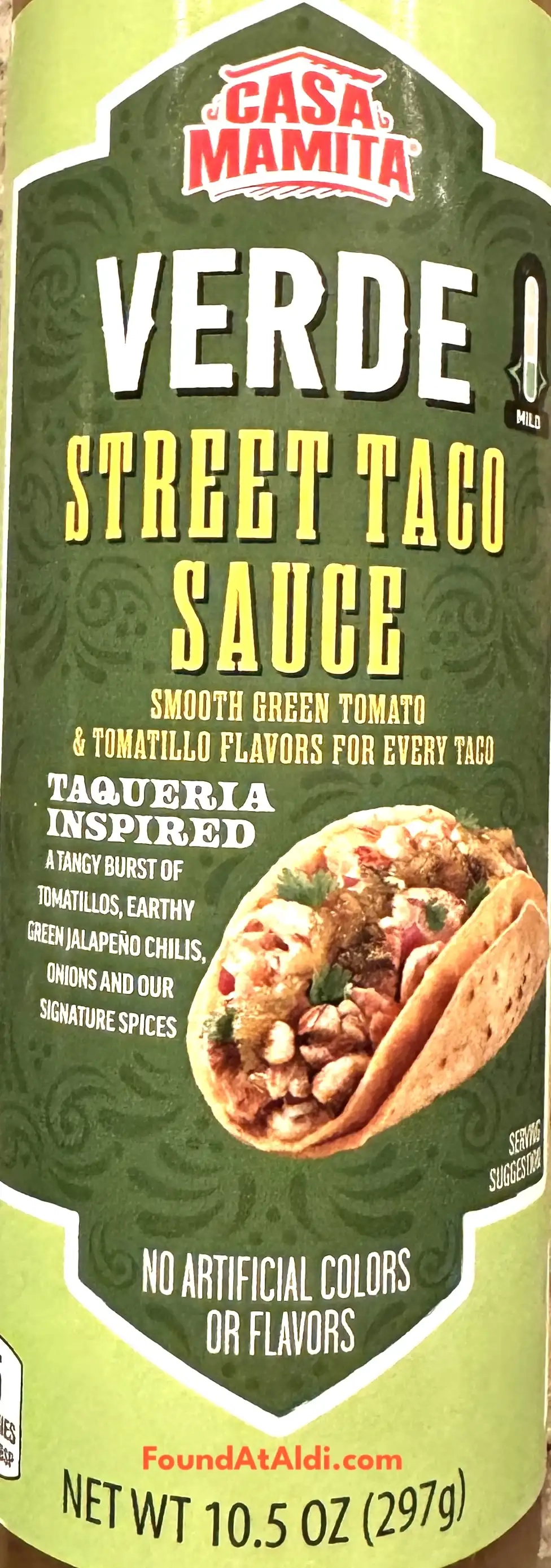 Casa Mamita Verde Street Taco Sauce