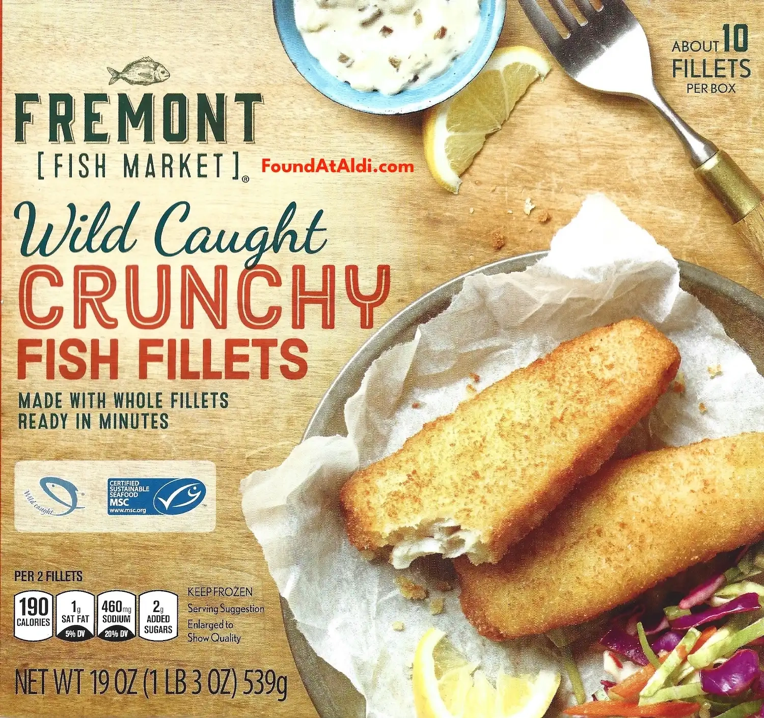 Fremont Fish Market Wild Caught Crunchy Fish Fillets