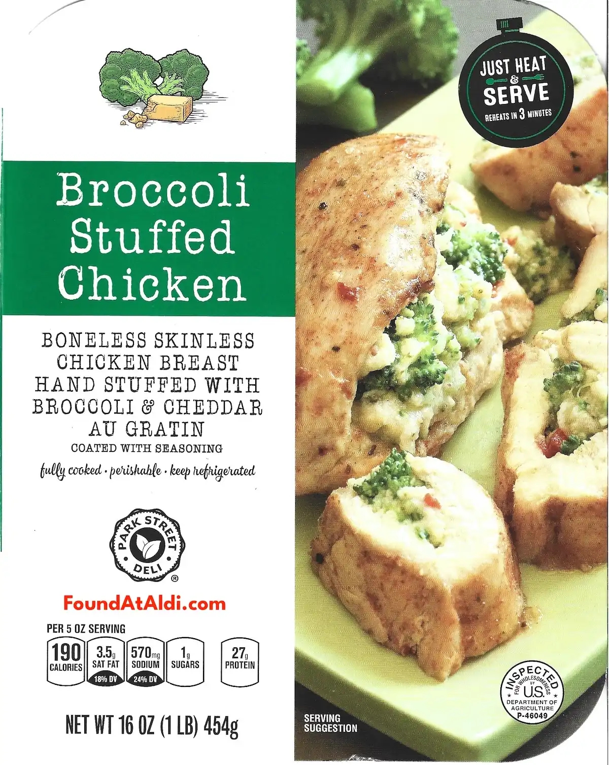 Specially Selected Broccoli Stuffed Chicken