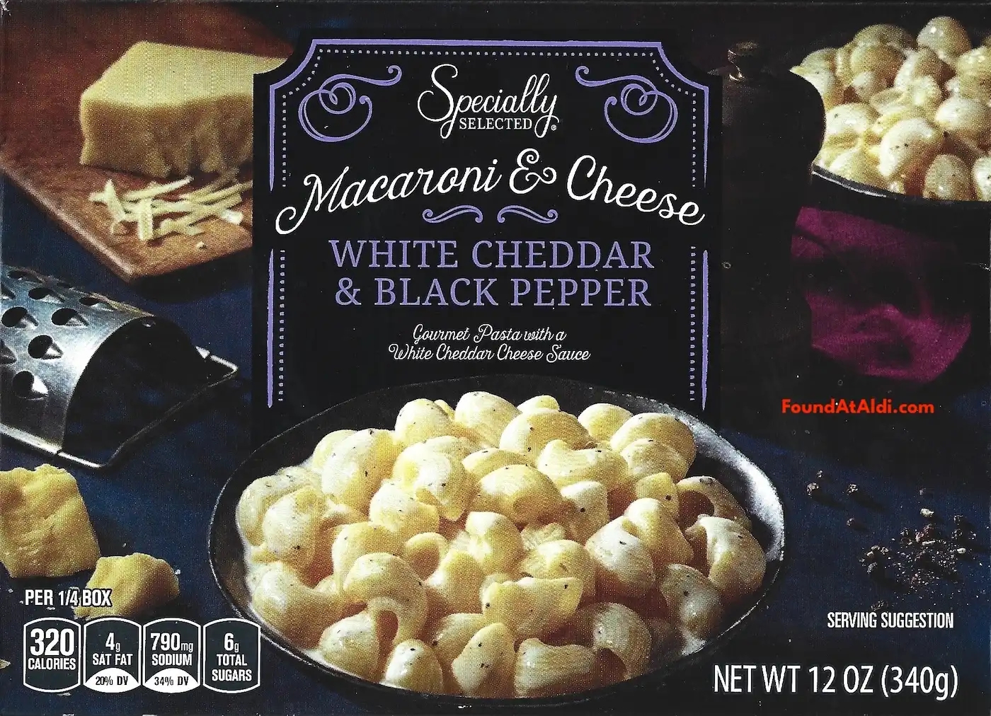 Specially Selected Macaroni & Cheese White Cheddar & Black Pepper