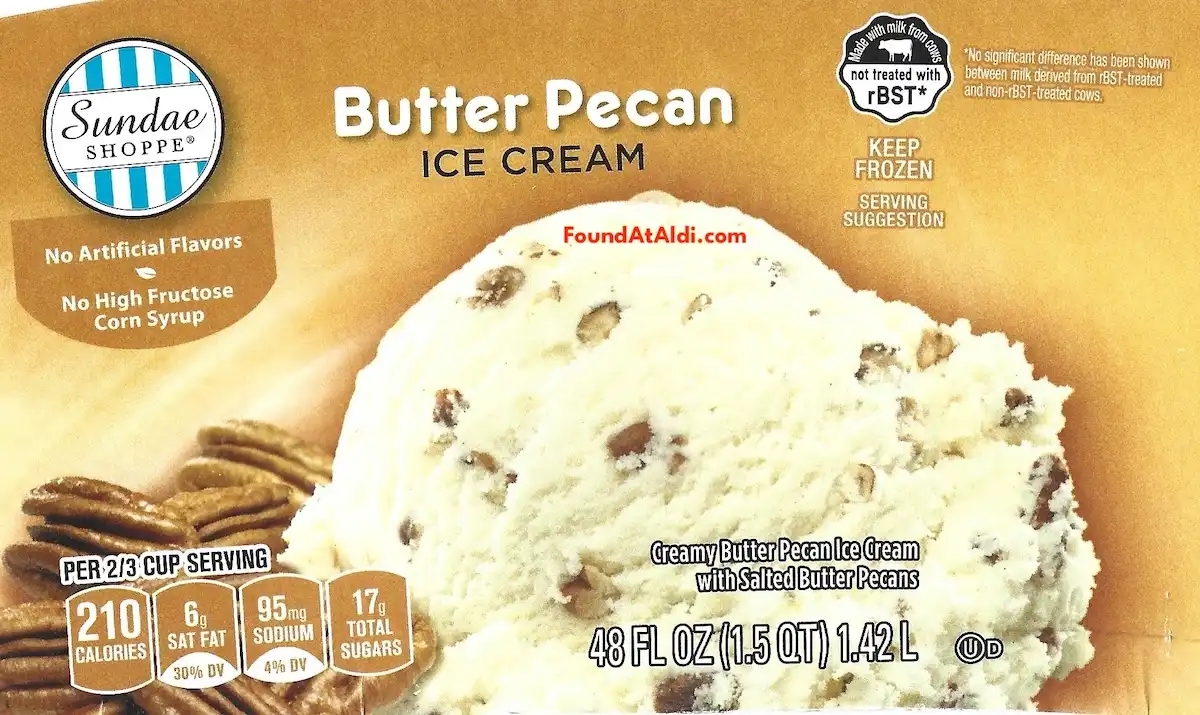 Sundae Shoppe Butter Pecan Ice Cream