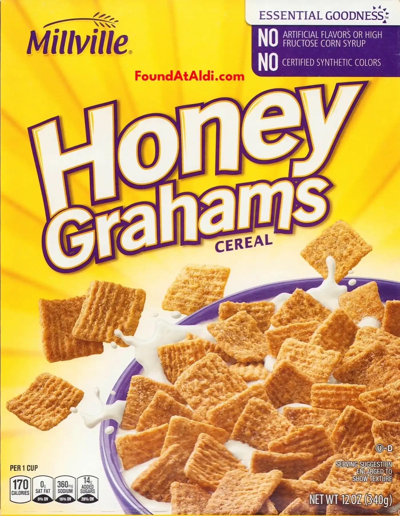 Millville Honey Grahams Cereal