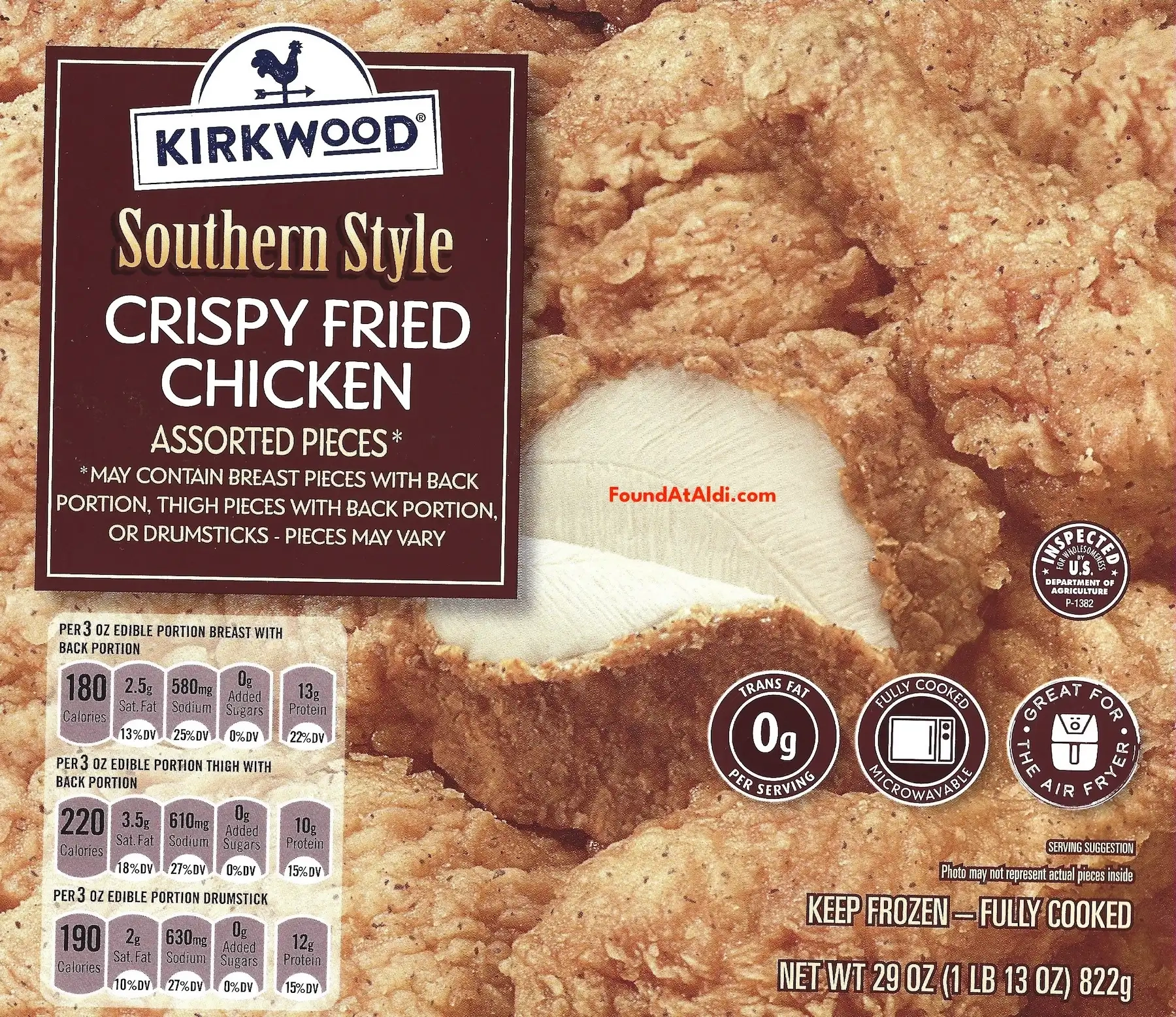 Kirkwood Southern Style Crispy Fried Chicken