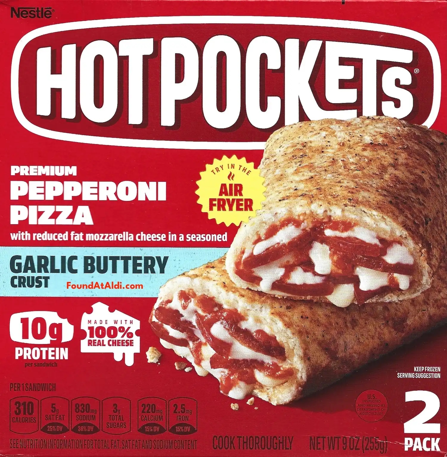 Nestle Hot Pockets Premium Pepperoni Pizza