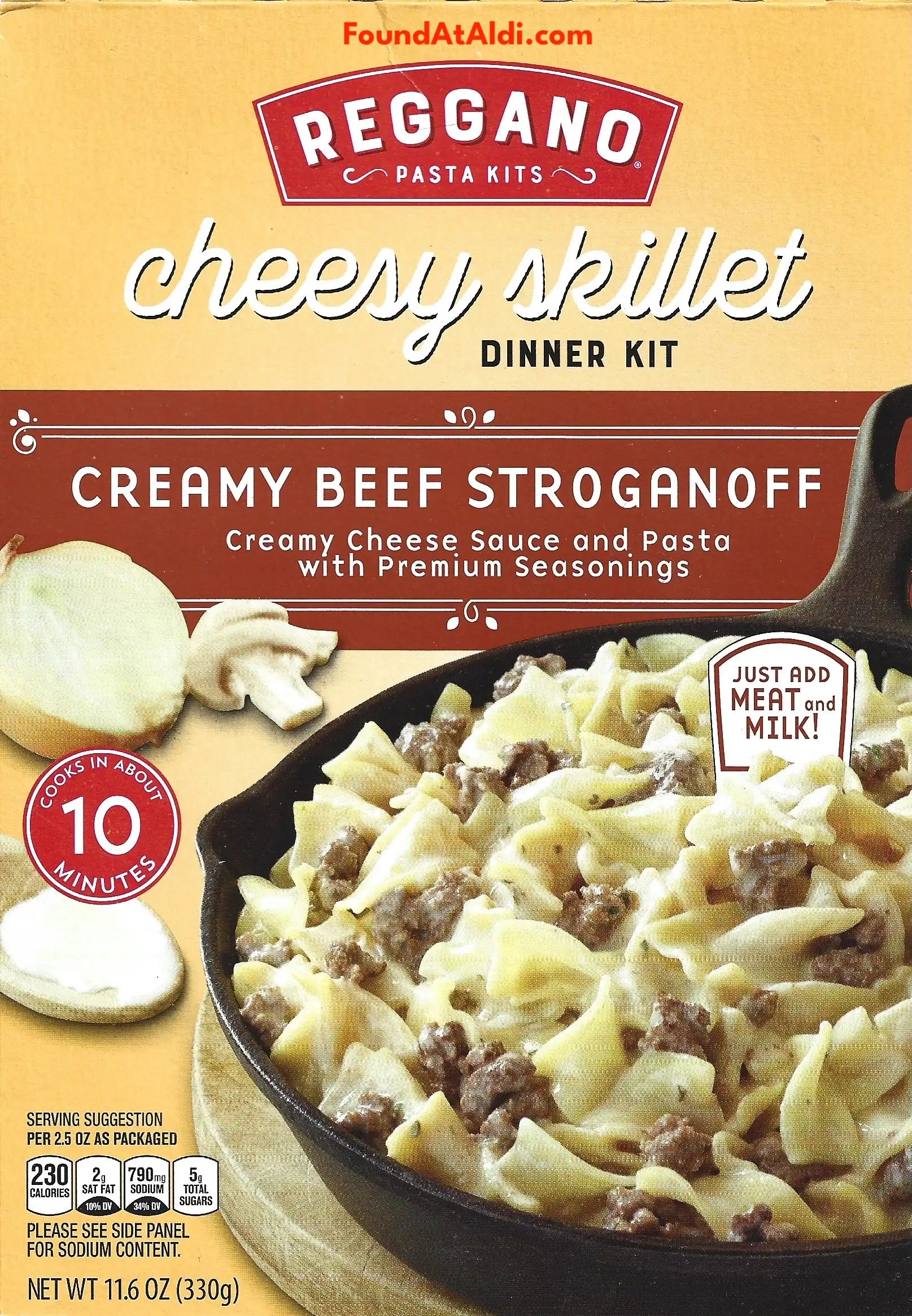 Reggano Pasta Kits Creamy Beef Stroganoff