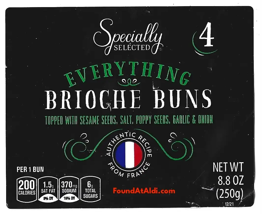 Specially Selected Everything Brioche Buns