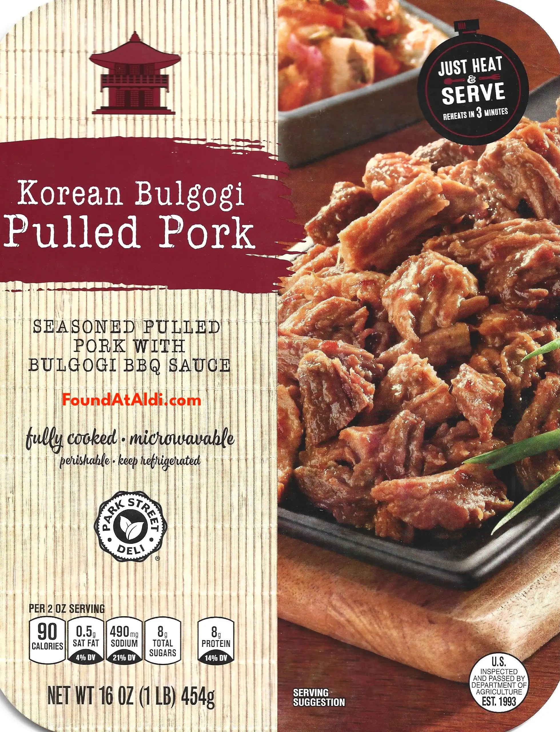 Park Street Deli Korean Bulgogi Pulled Pork