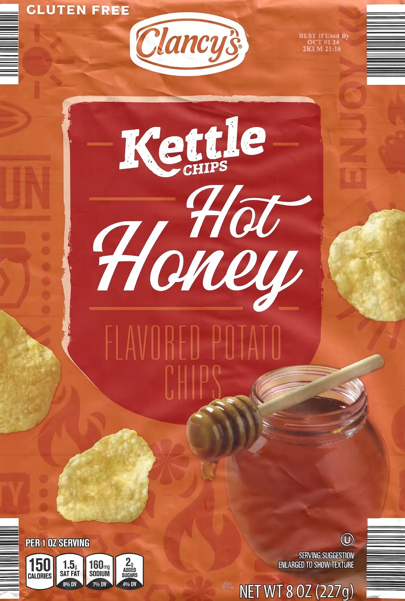 Clancy's Kettle Chips Hot Honey