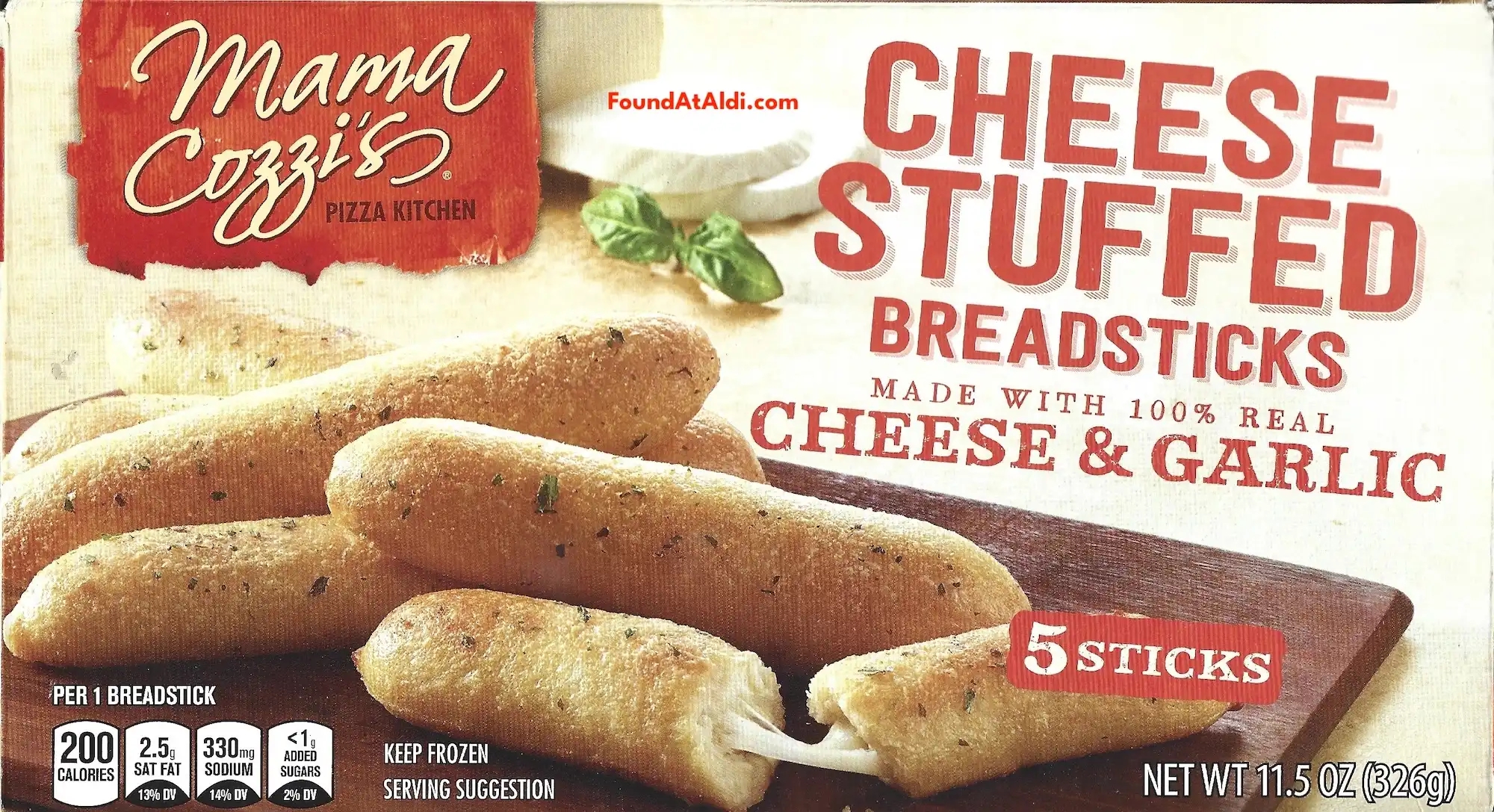 Mama Cozzi's Pizza Kitchen Cheese Stuffed Breadsticks