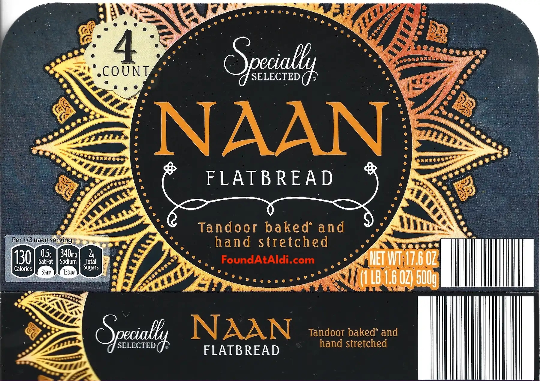 Specially Selected Naan Flatbread