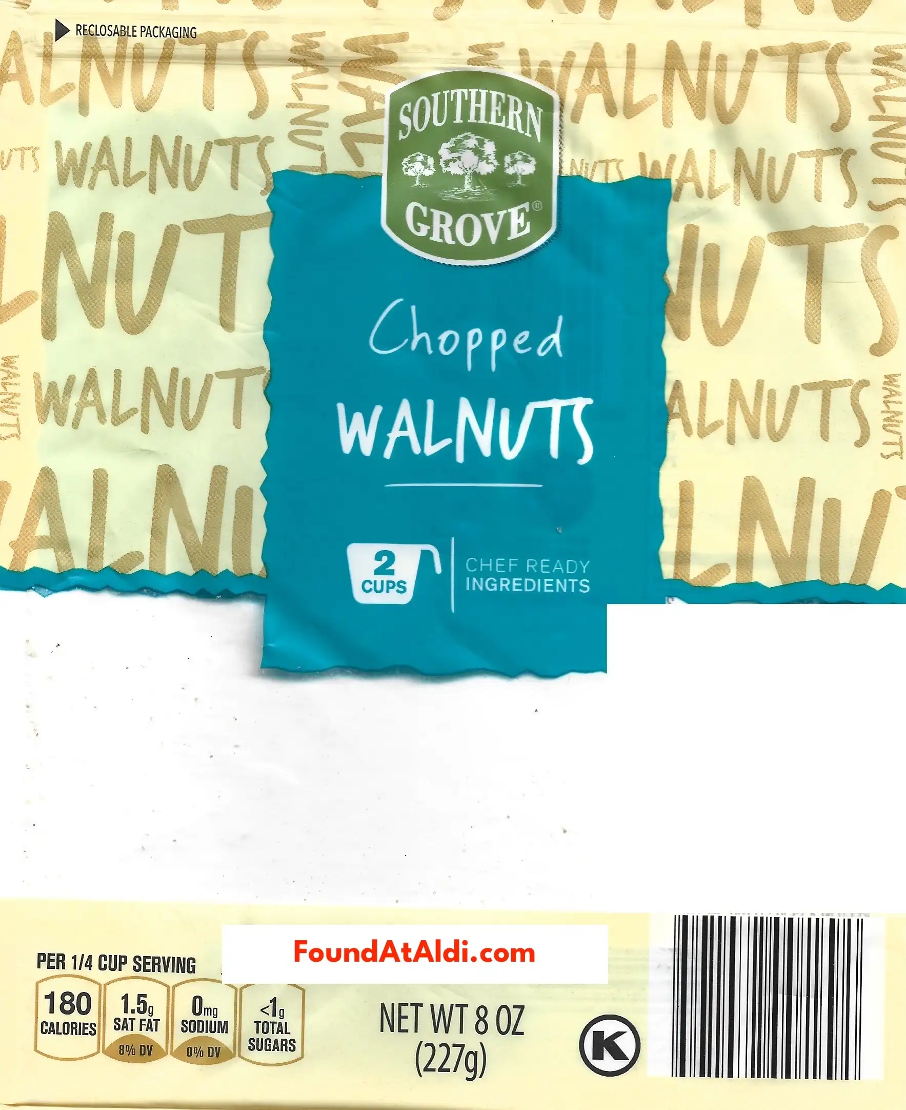 Southern Grove Chopped Walnuts