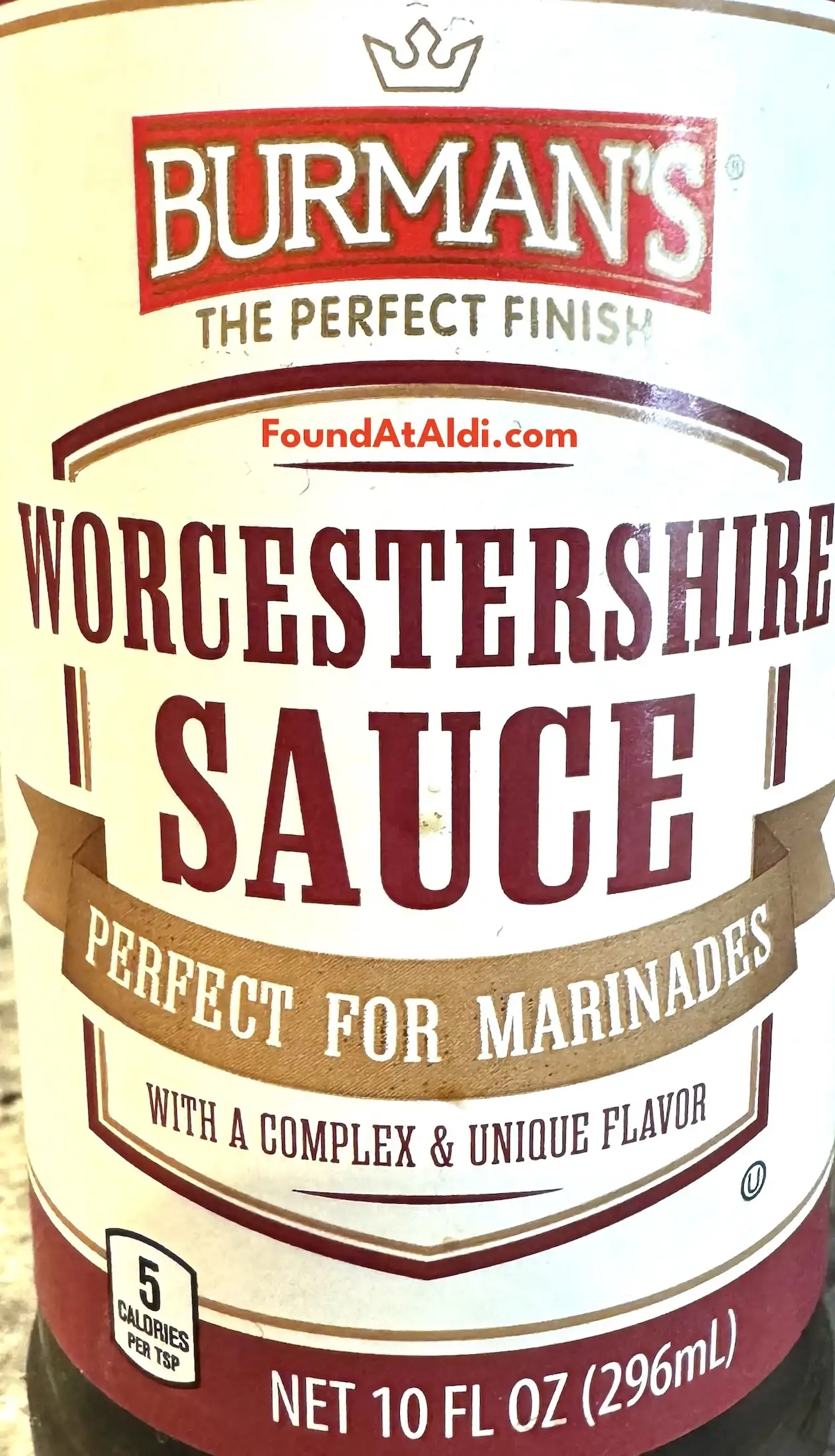 Burman's Worcestershire Sauce