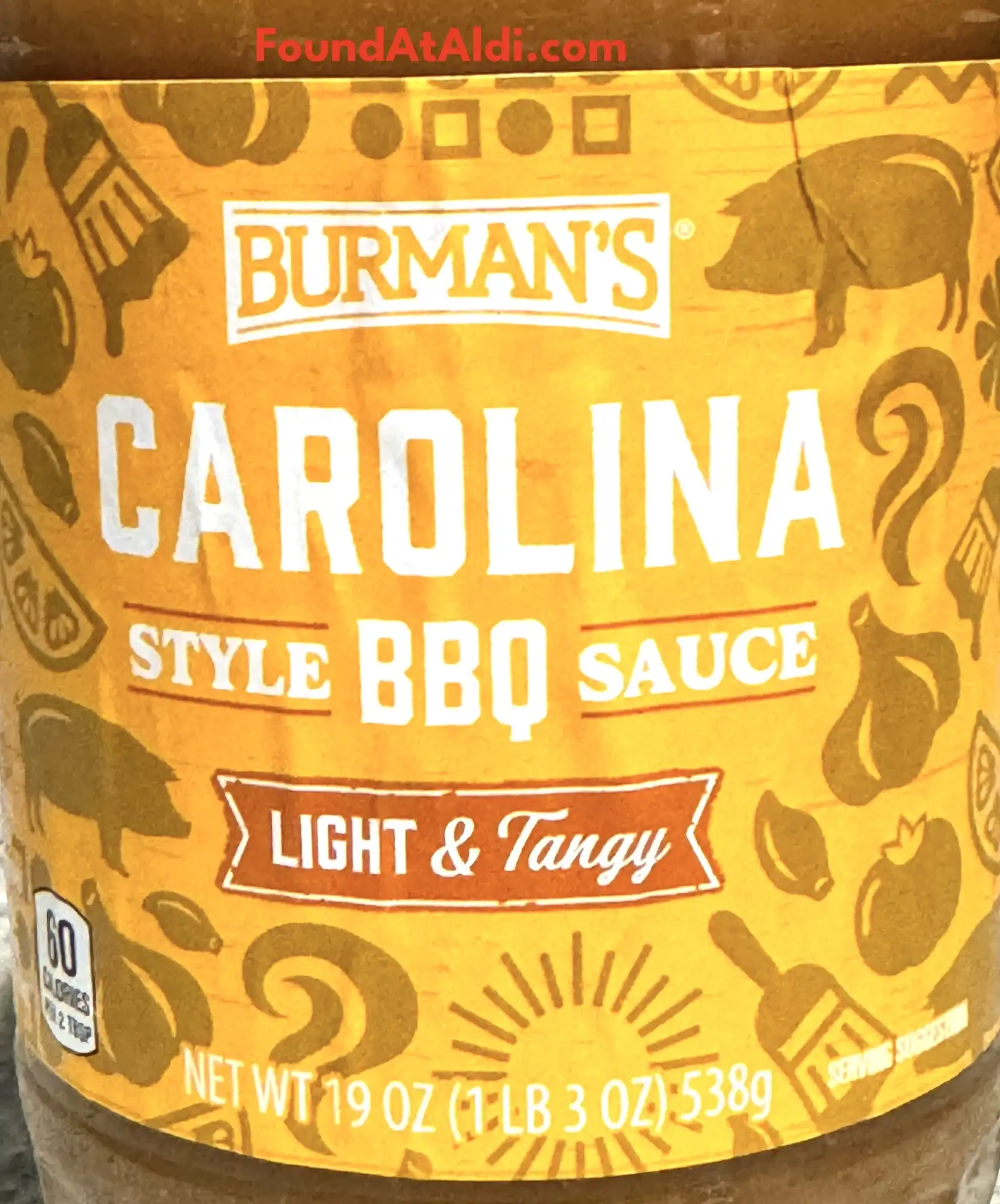 Burman's Carolina Style BBQ Sauce