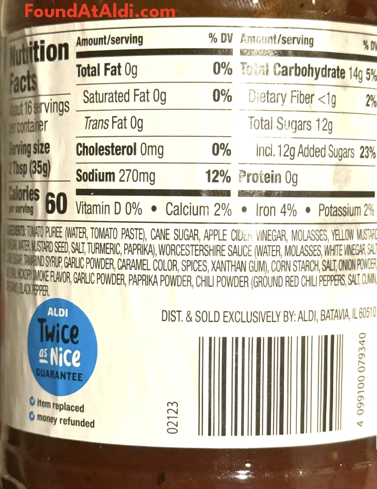 Burman's Memphis Style BBQ Sauce Ingredients Nutrition Facts