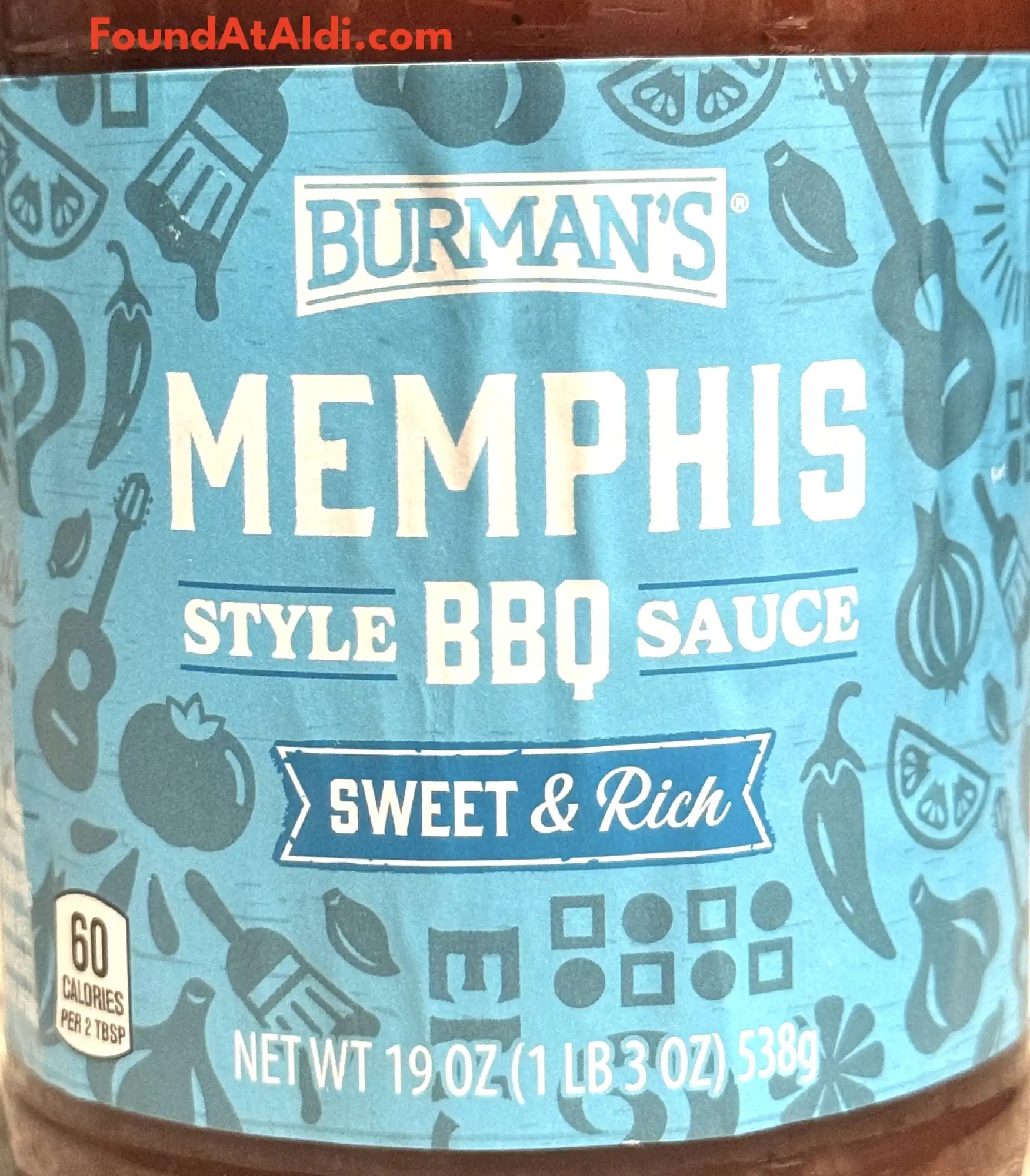 Burman's Memphis Style BBQ Sauce