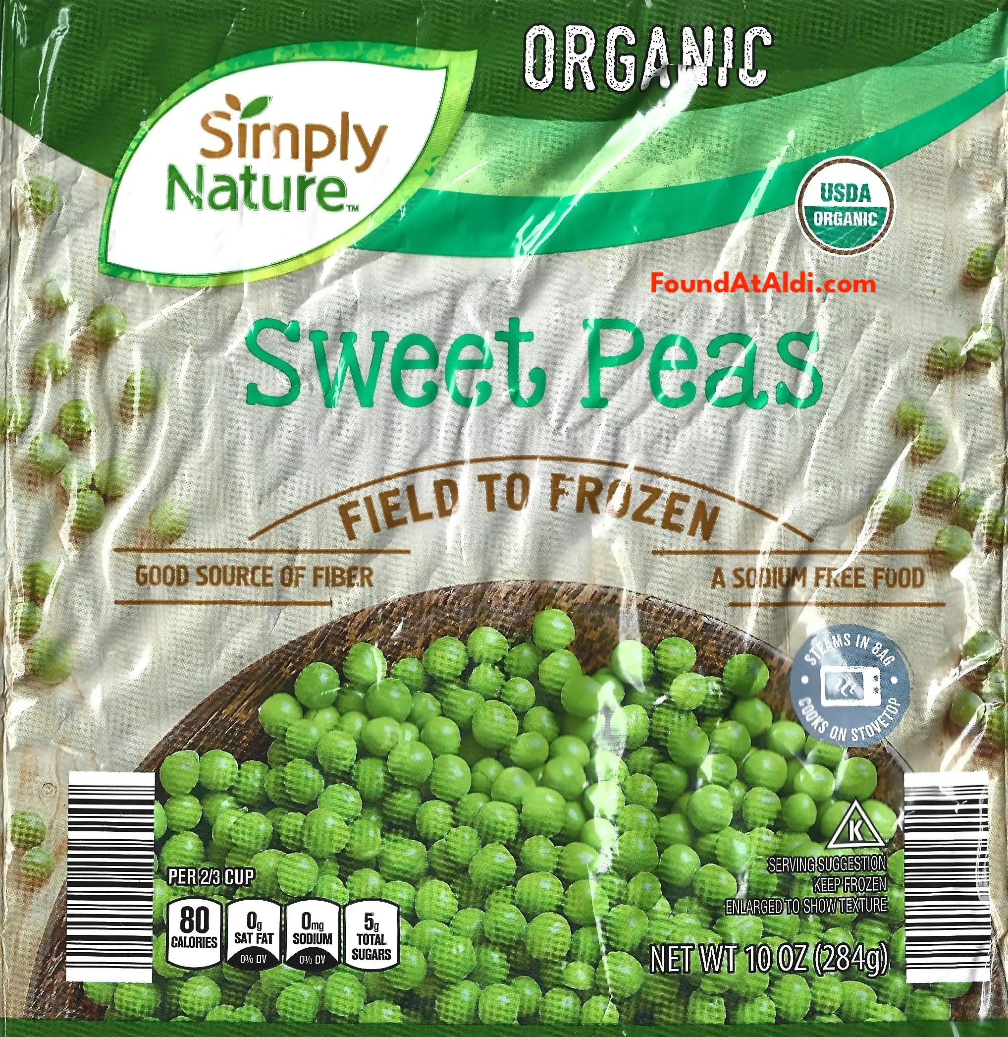 Simply Nature Organic Sweet Peas
