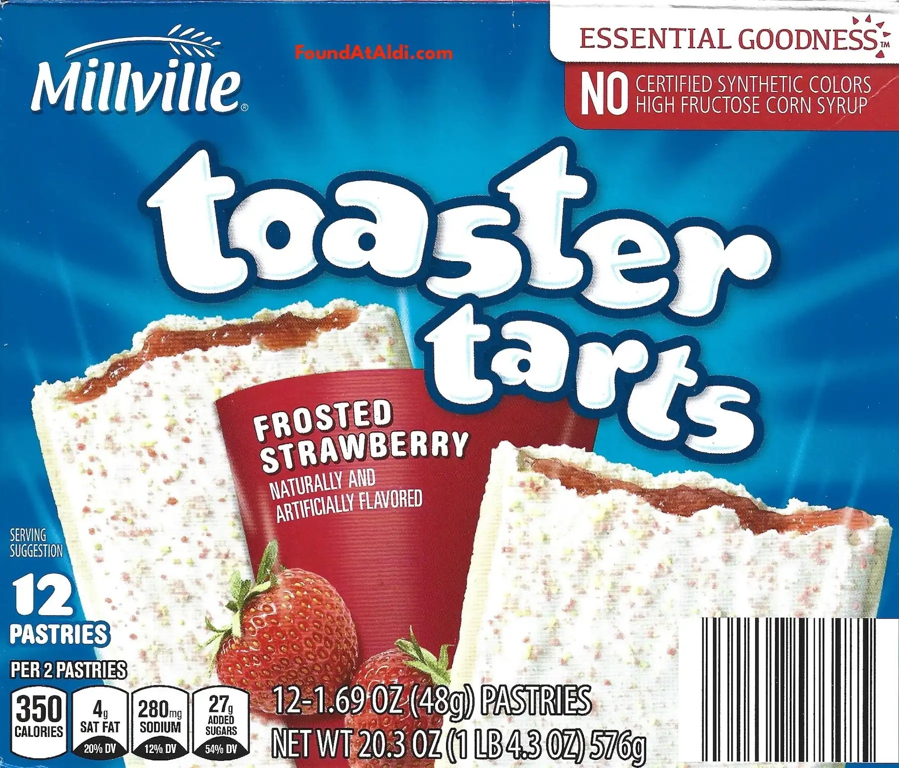 Millville Toaster Tarts Pop Tarts