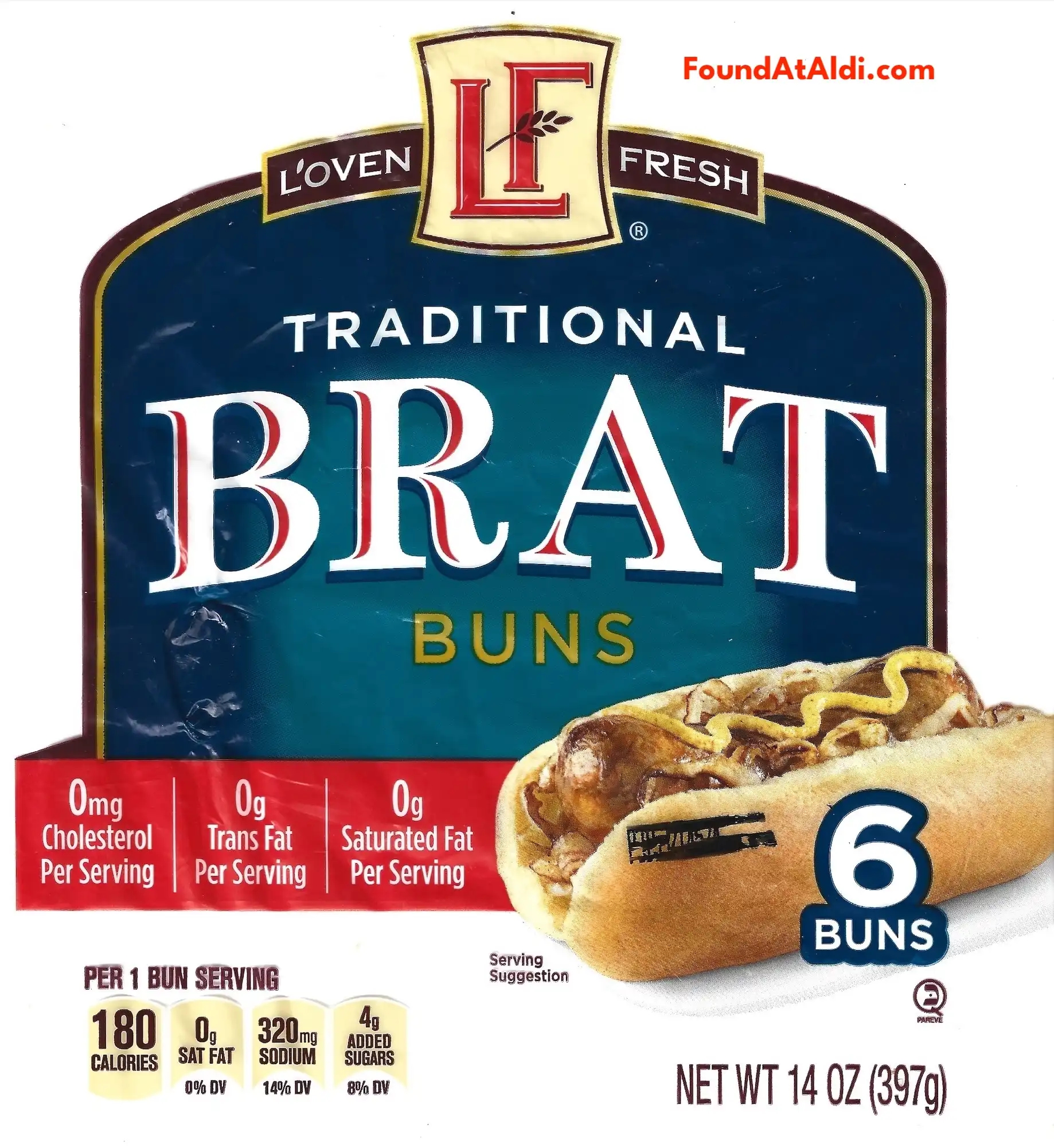 L'oven Fresh Brat Buns