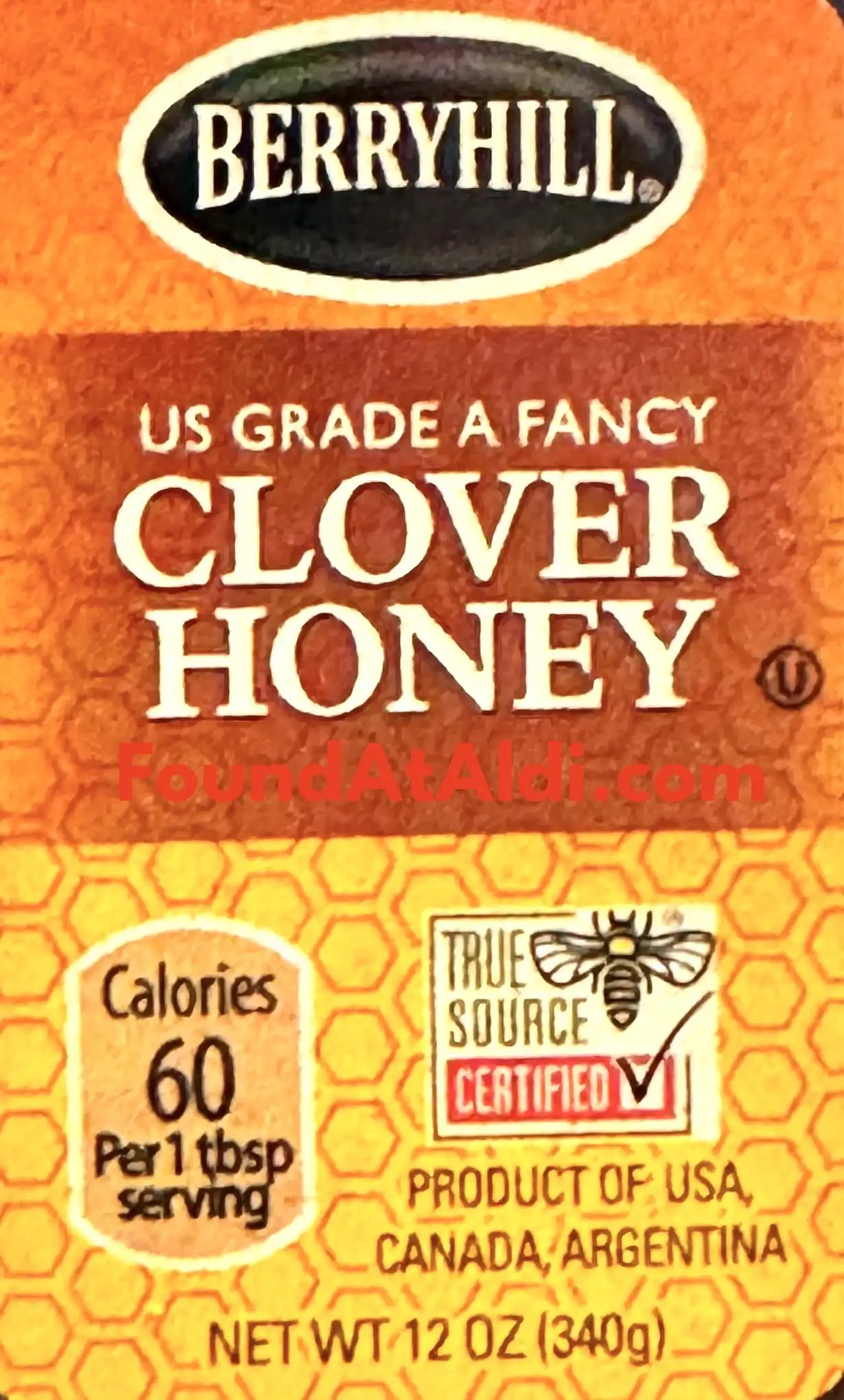 Berryhill Clover Honey (Small Bottle)