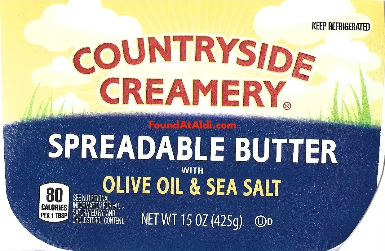 Countryside Creamery Spreadable Butter With Olive Oil & Sea Salt