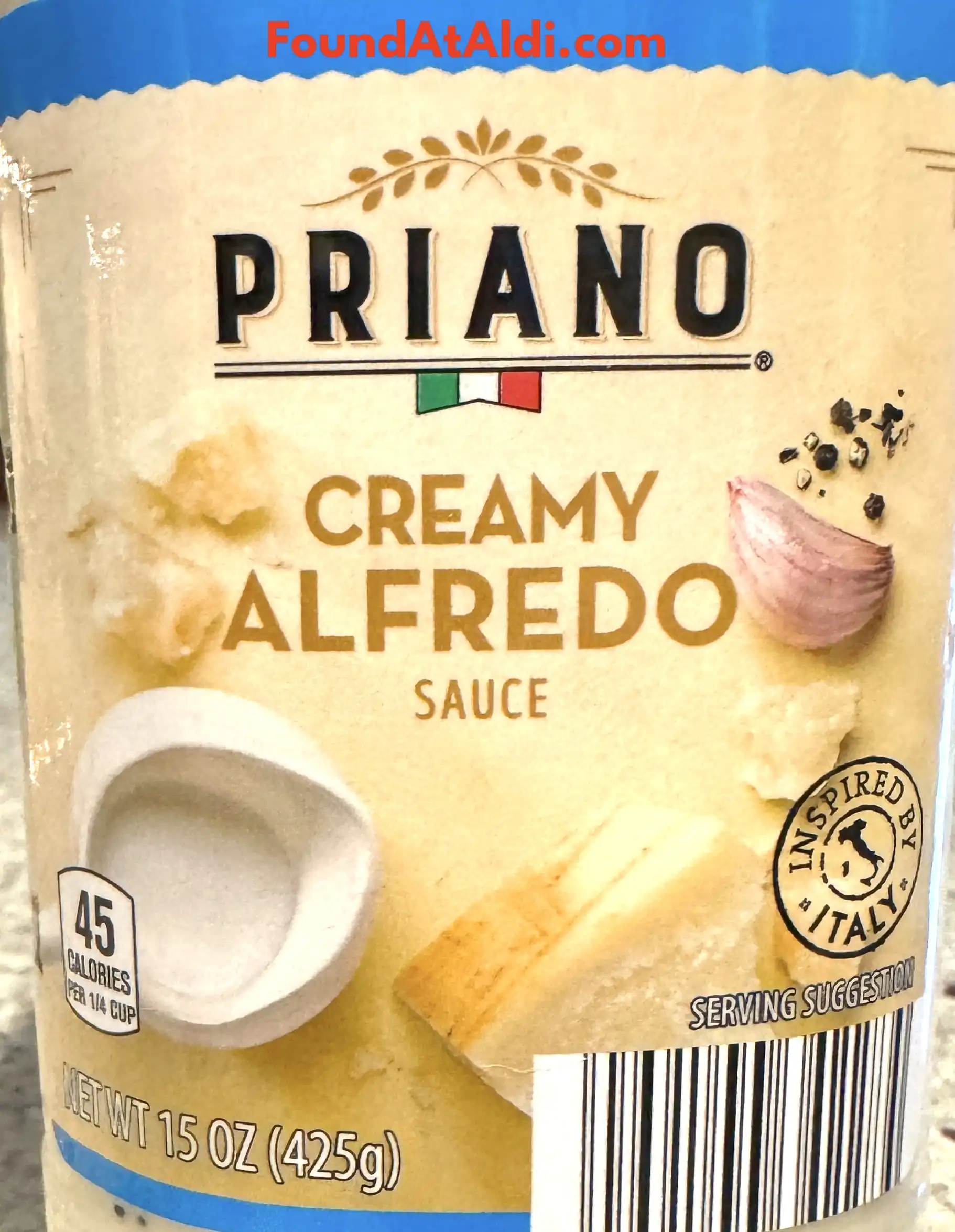 Priano Creamy Alfredo Sauce