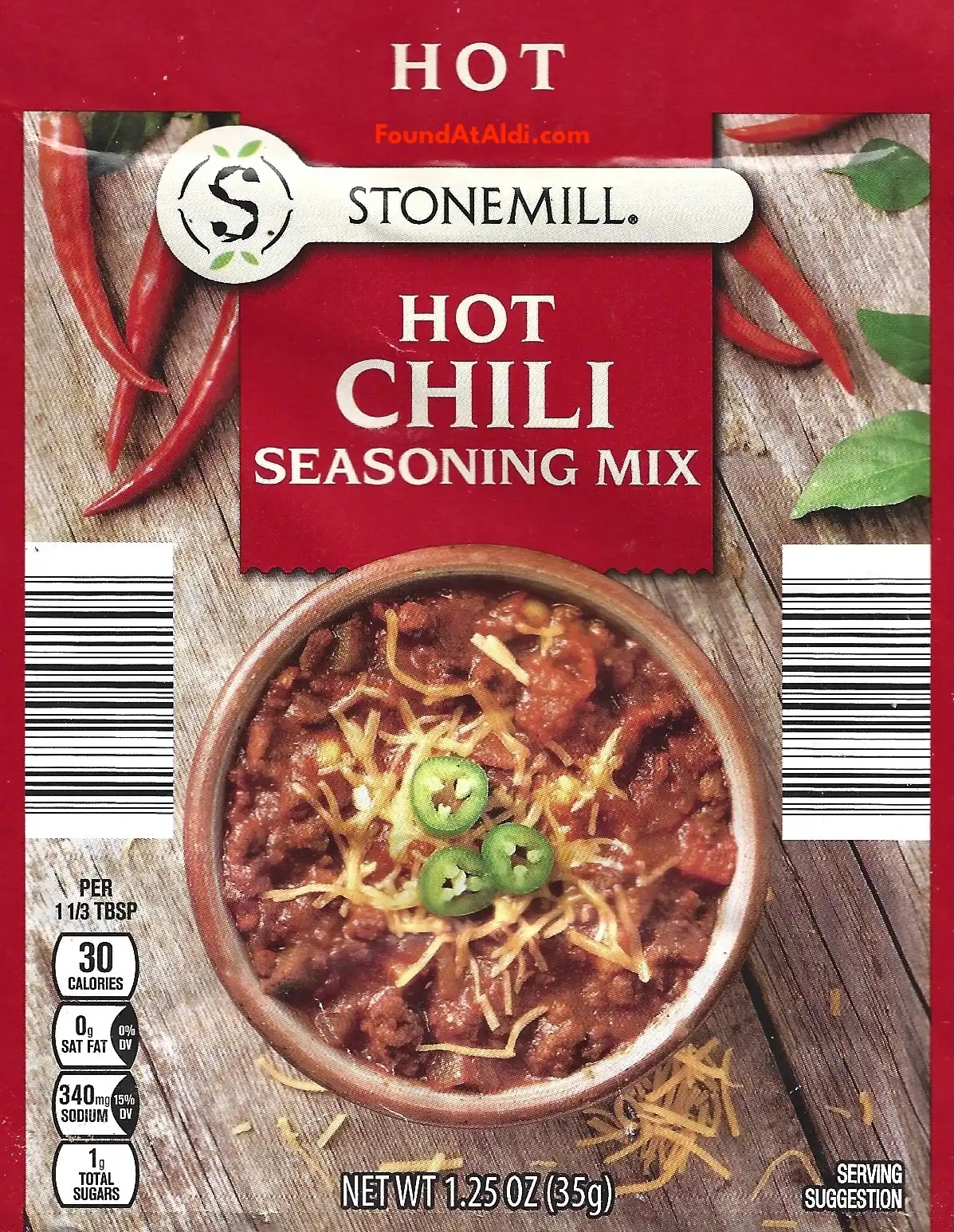 Stonemill Hot Chili Seasoning Mix