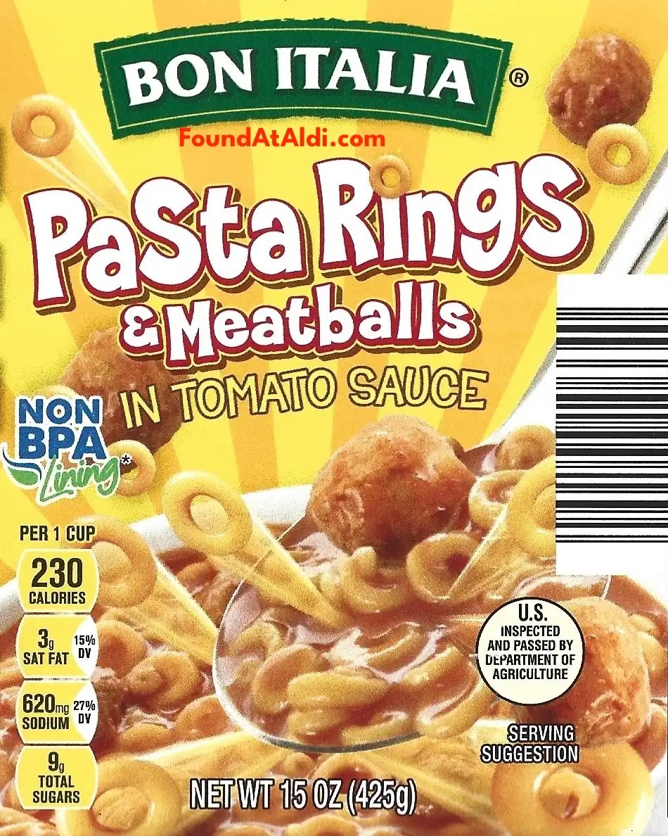 Bon Italia Pasta Rings & Meatballs