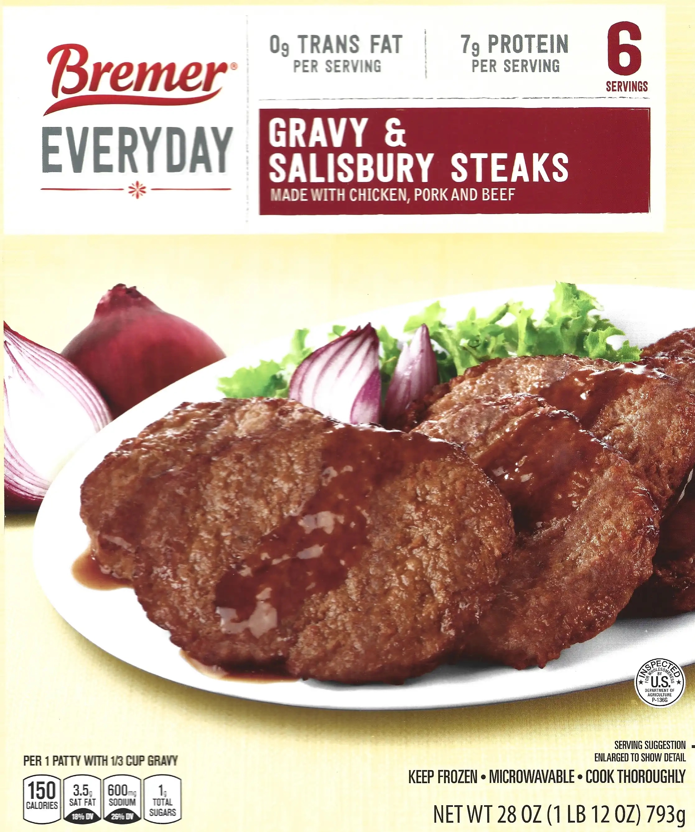 Bremer Everyday Gravy & Salisbury Steaks