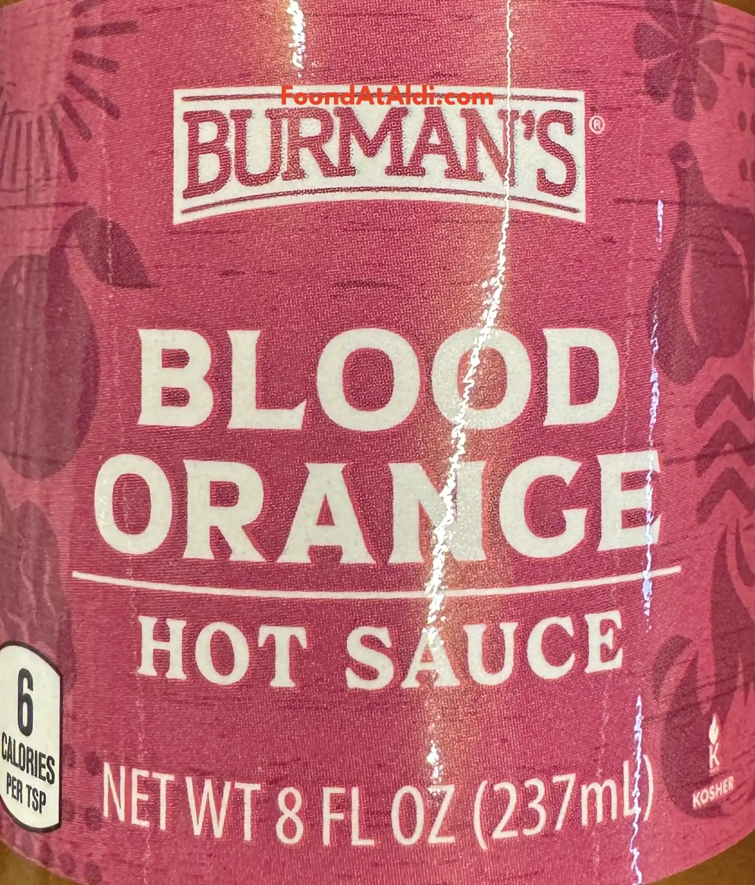 Burman's Blood Orange Hot Sauce