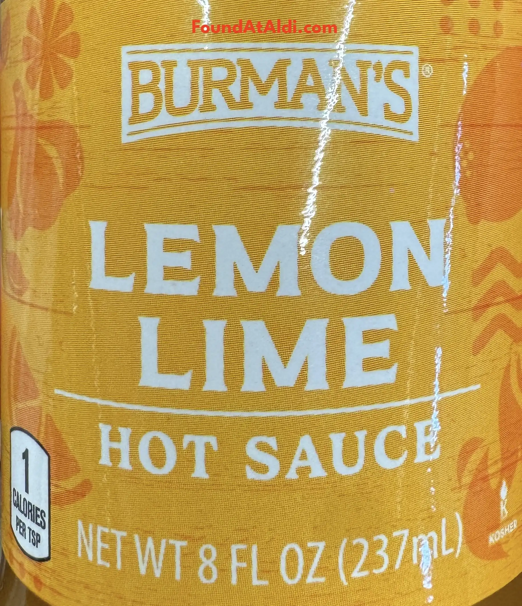 Burman's Lemon Lime Hot Sauce