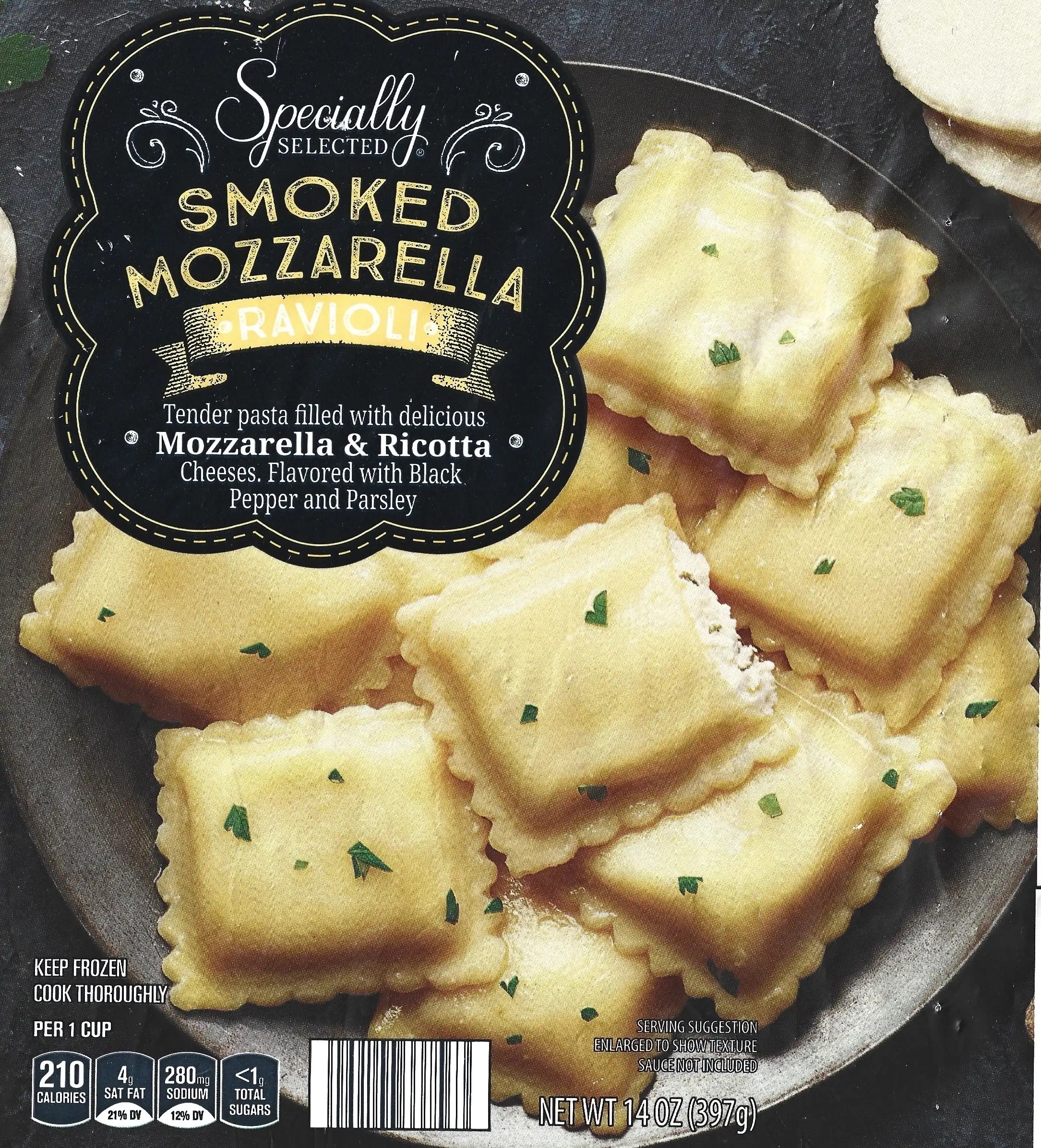 Specially Selected Smoked Mozzarella Ravioli