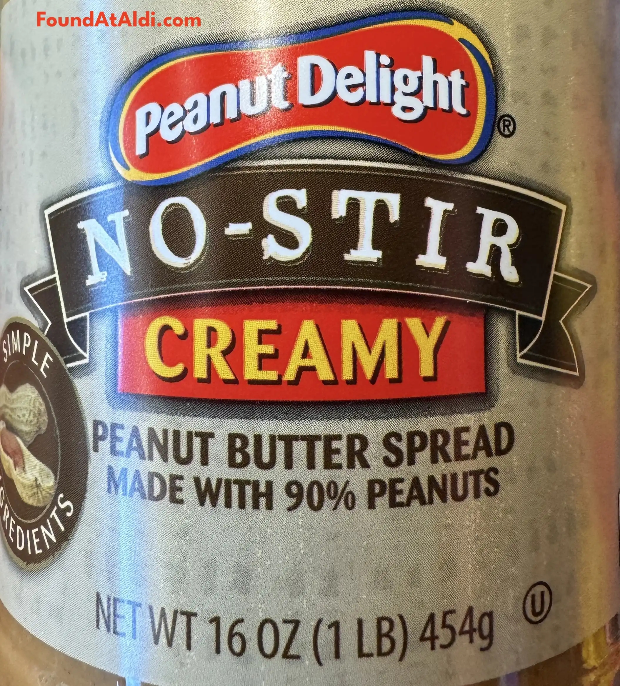 Peanut Delish No-Stir Creamy Peanut Butter Spread