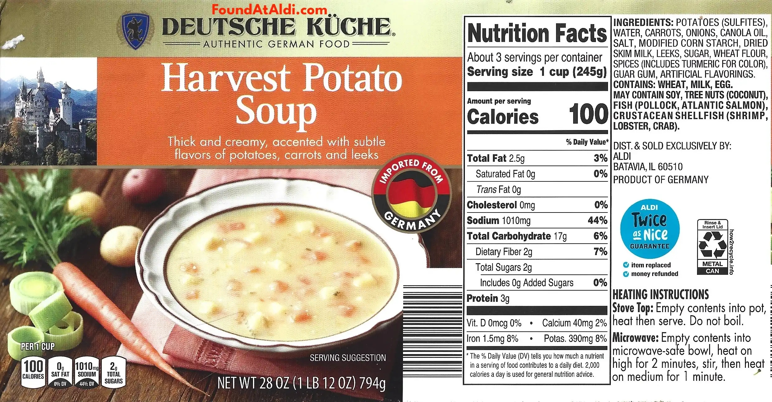 Deutsche Kuche Harvest Potato Soup