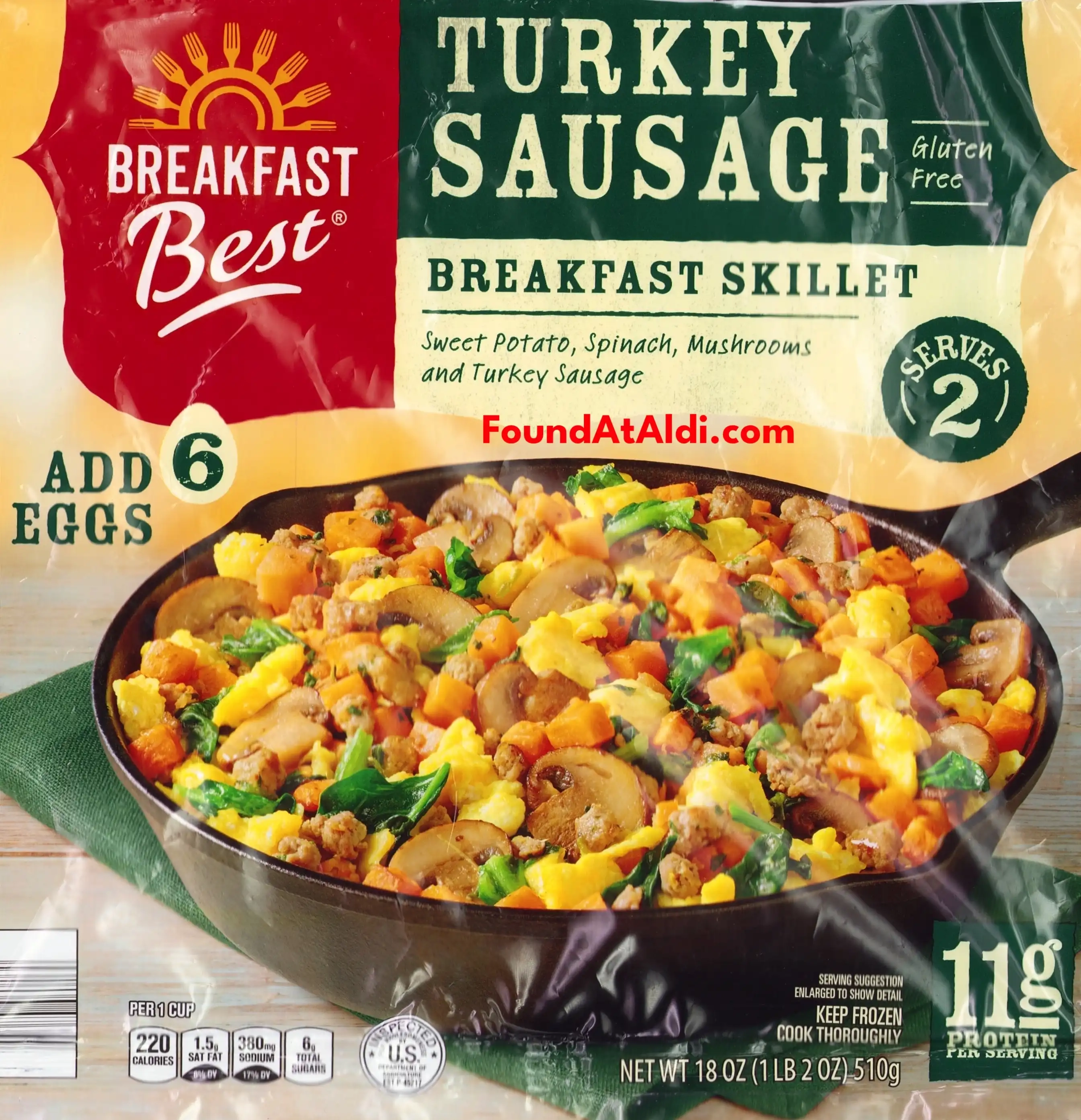 Breakfast Best Turkey Sausage Skillet