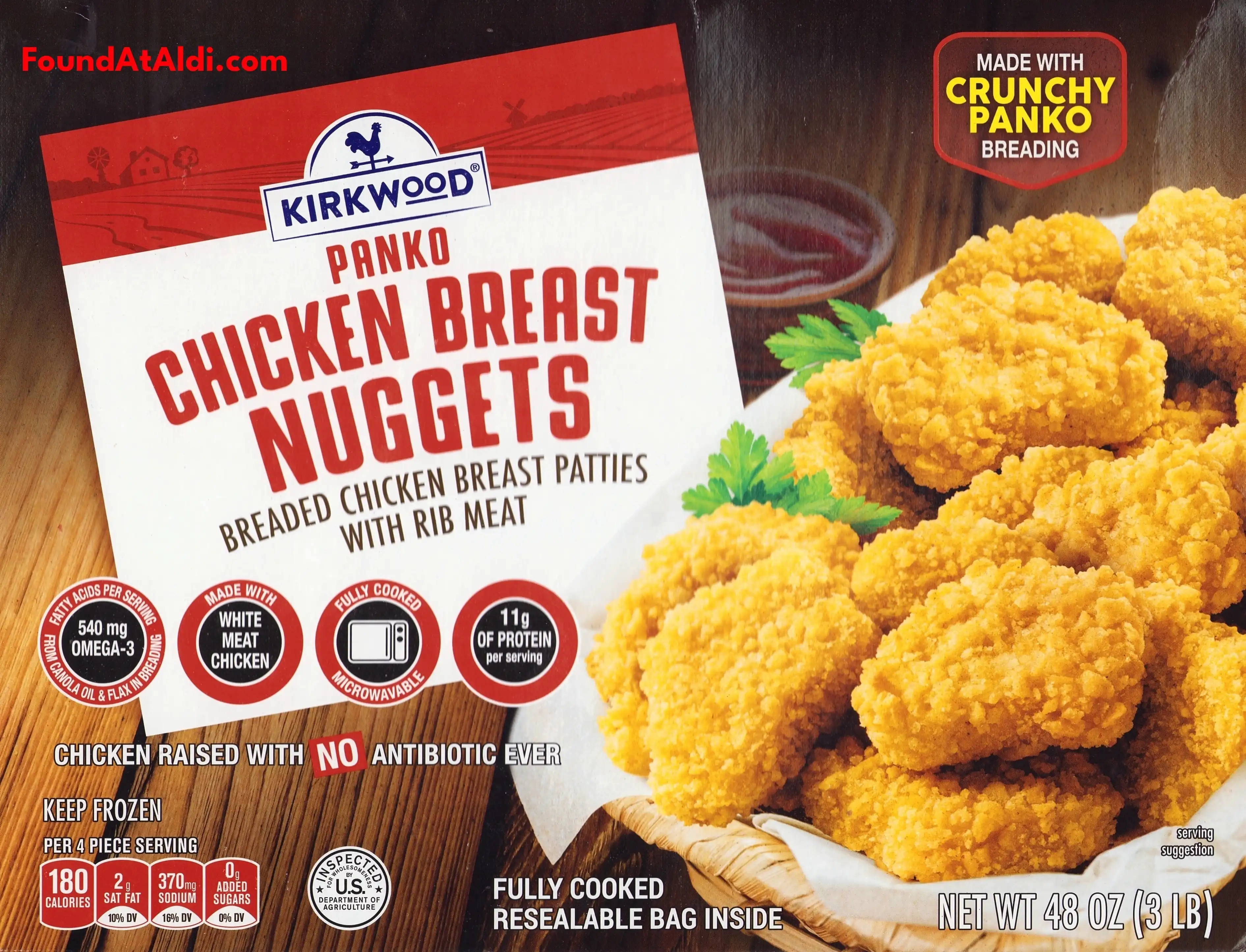 Kirkwood Panko Chicken Breast Nuggets