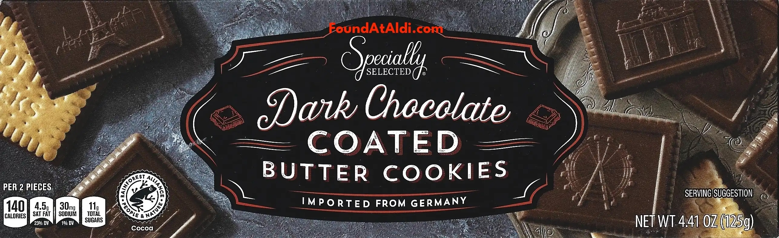 Specially Selected Dark Chocolate Coated Butter Cookies