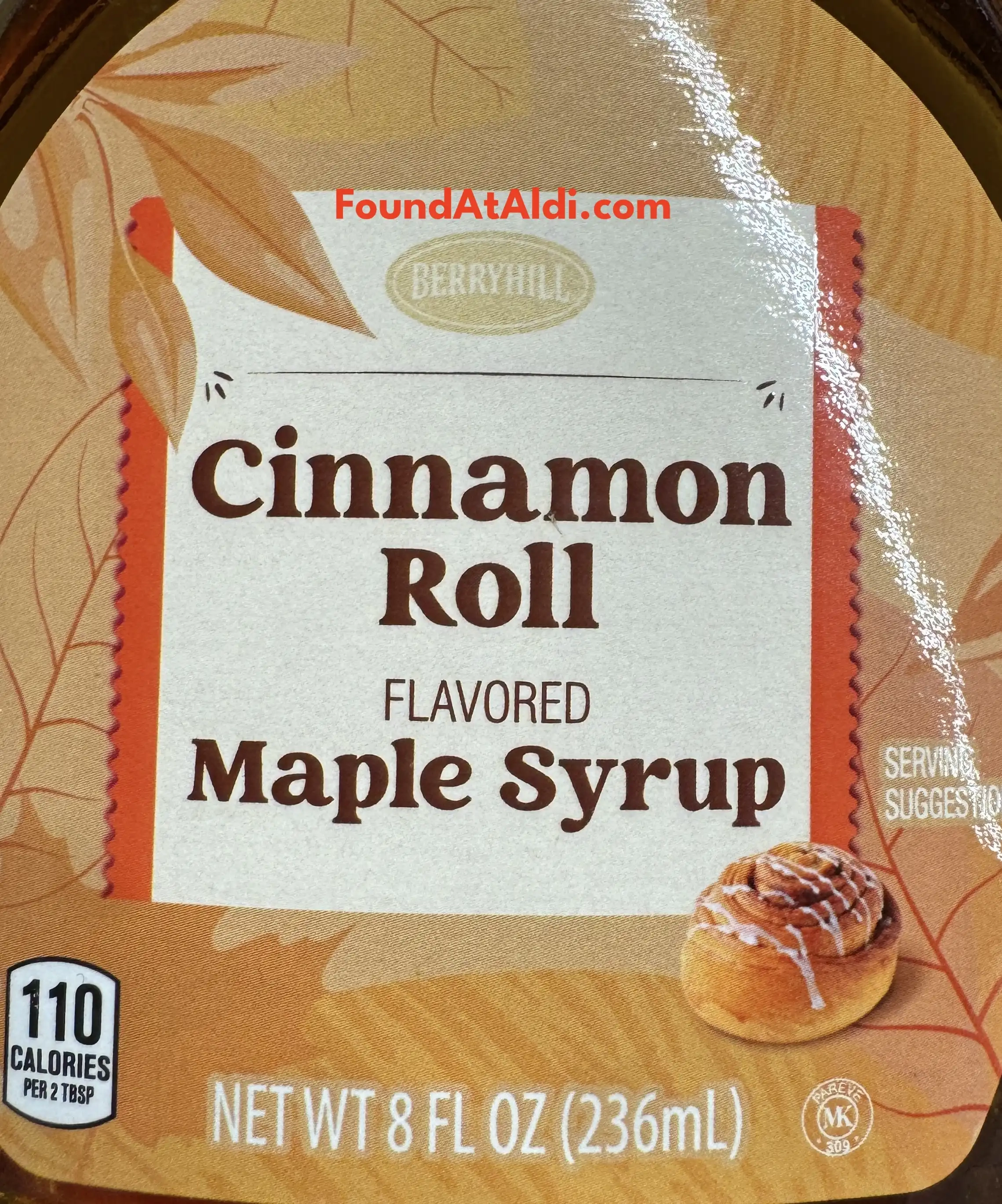 Berryhill Cinnamon Roll Flavored Maple Syrup