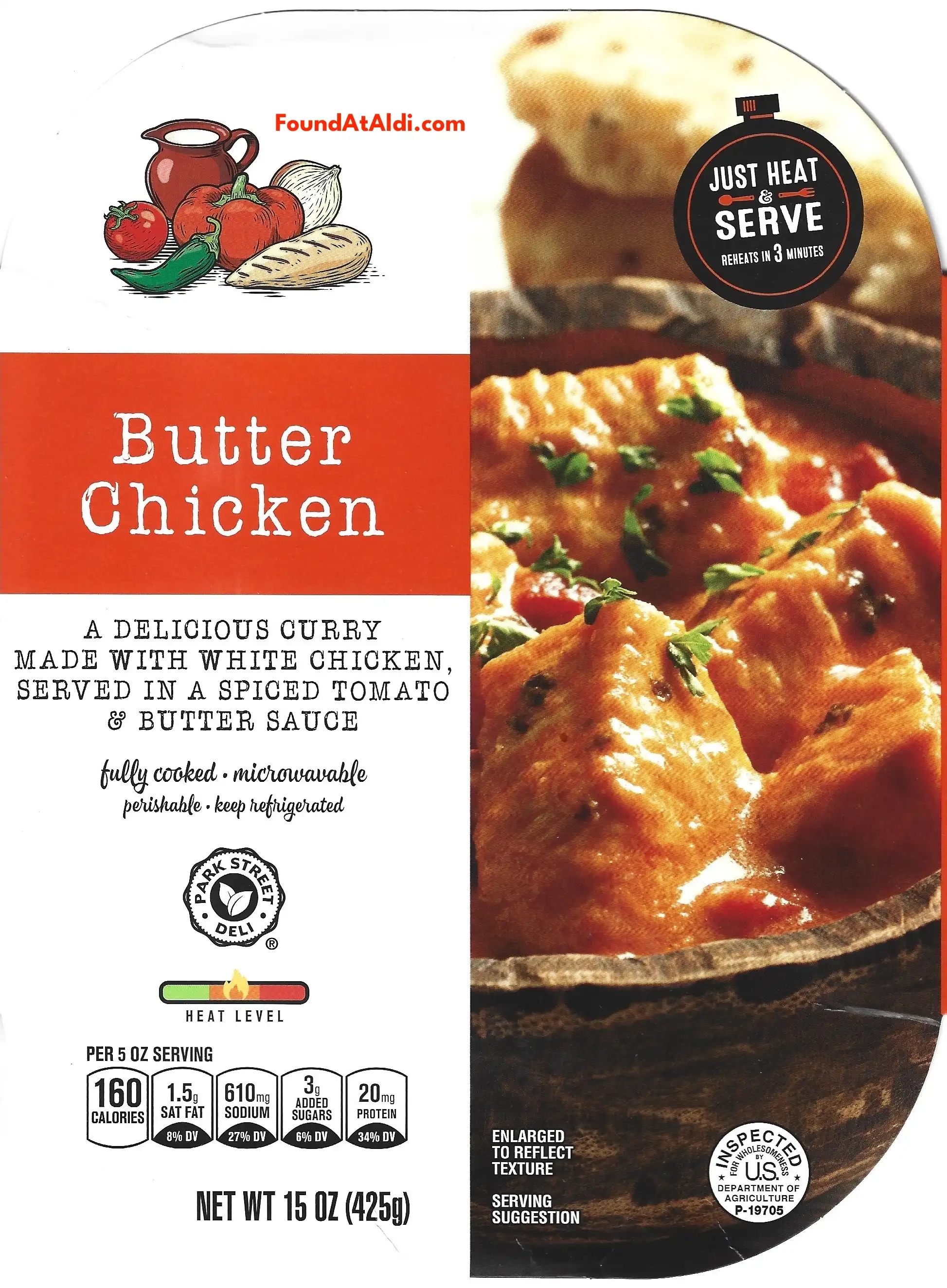 Park Street Deli Butter Chicken